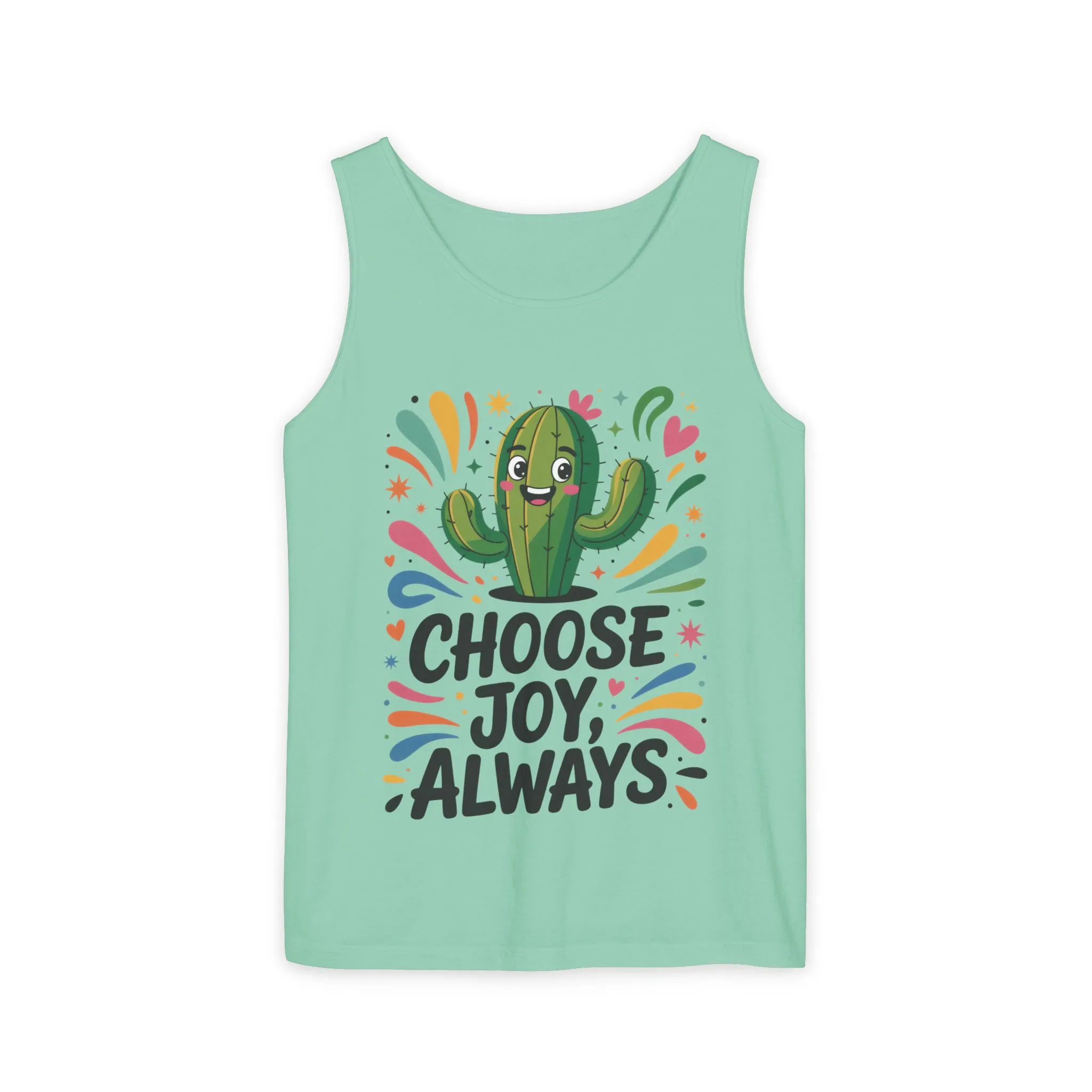 Joyful Cactus Womens Tank Top, Choose Joy Always, Summer Tank, Casual Wear, Gift for Friends, Trendy Top, Vacation Outfit - Image 31