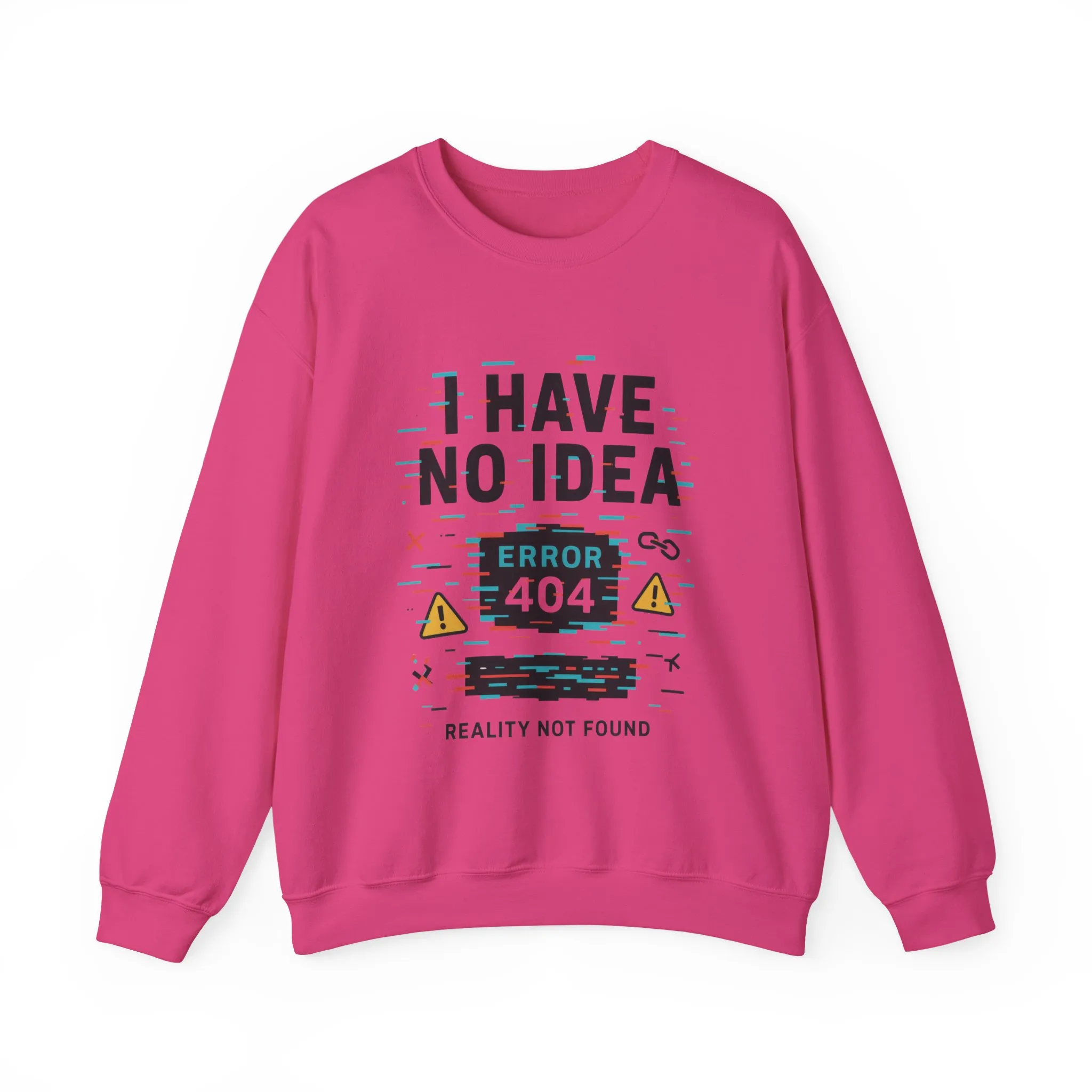 Error 404 Humor Crewneck Sweatshirt, Comfy Unisex Oversized Sweater, Fun Casual Wear, Tech Lover Gift, Everyday Loungewear - Image 28