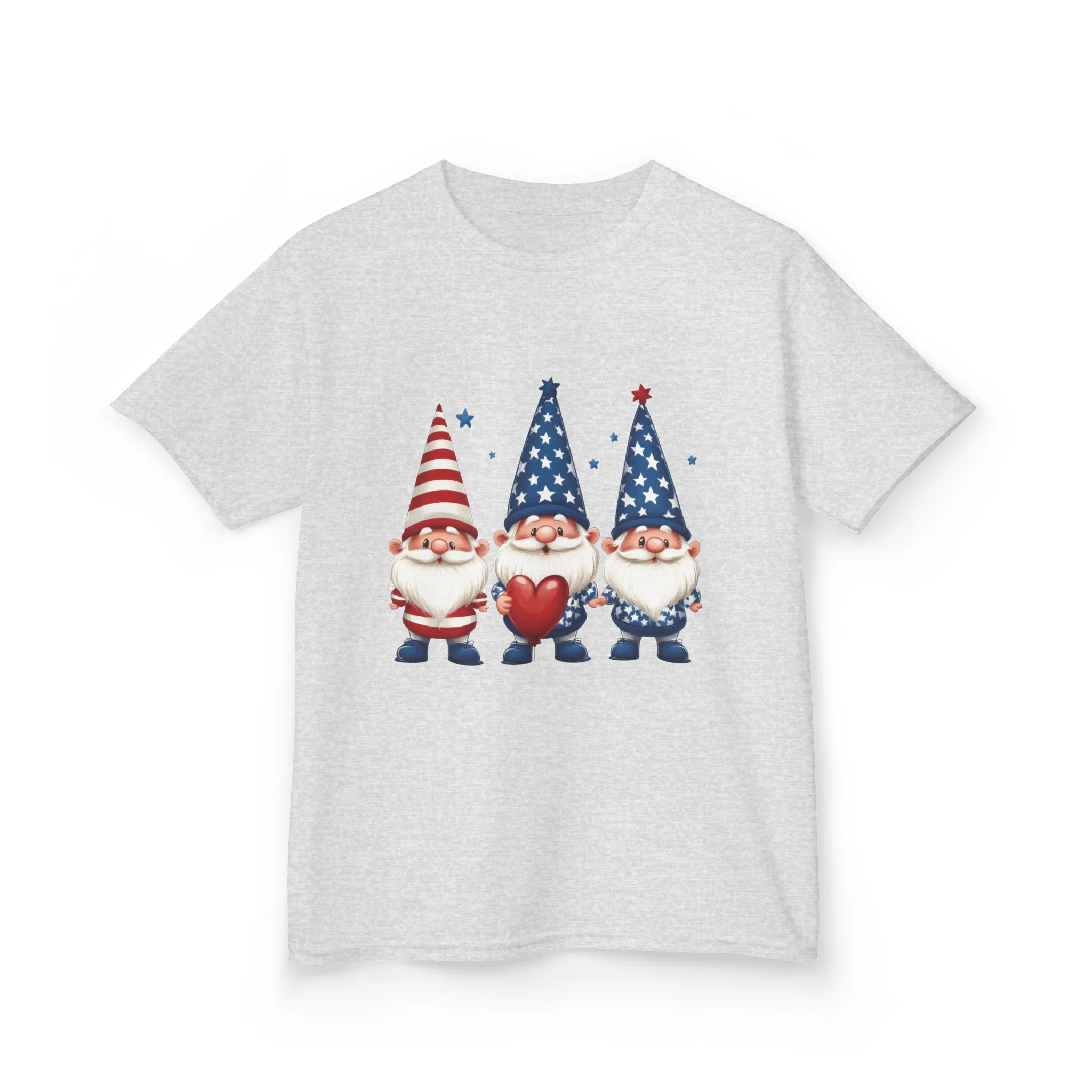 Patriotic Gnome Kids Tee, Cute 4th of July Shirt, Adorable Summer Outfit, Kids Casual Wear, Independence Day Gift - Image 5