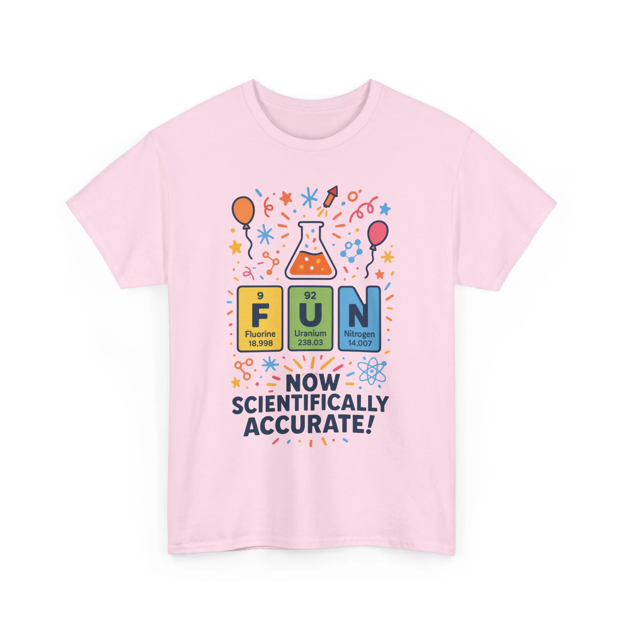 Fun Science Unisex Heavy Cotton Tee, Perfect for STEM Lovers, Gift for Science Teachers, FUN Periodic Table Tee,Nerdy Unisex Shirt - Image 25