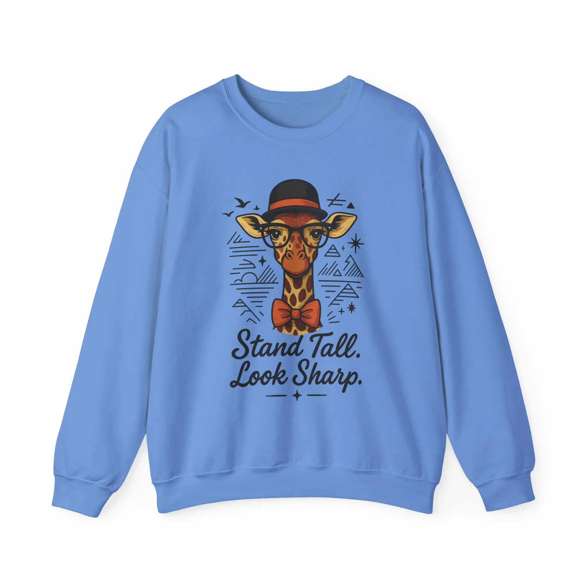 Stylish Giraffe Sweatshirt - Stand Tall, Look Sharp, Unisex Sweater for Animal Lovers, Cozy Gift, Fun Fashion for All Seasons - Image 21