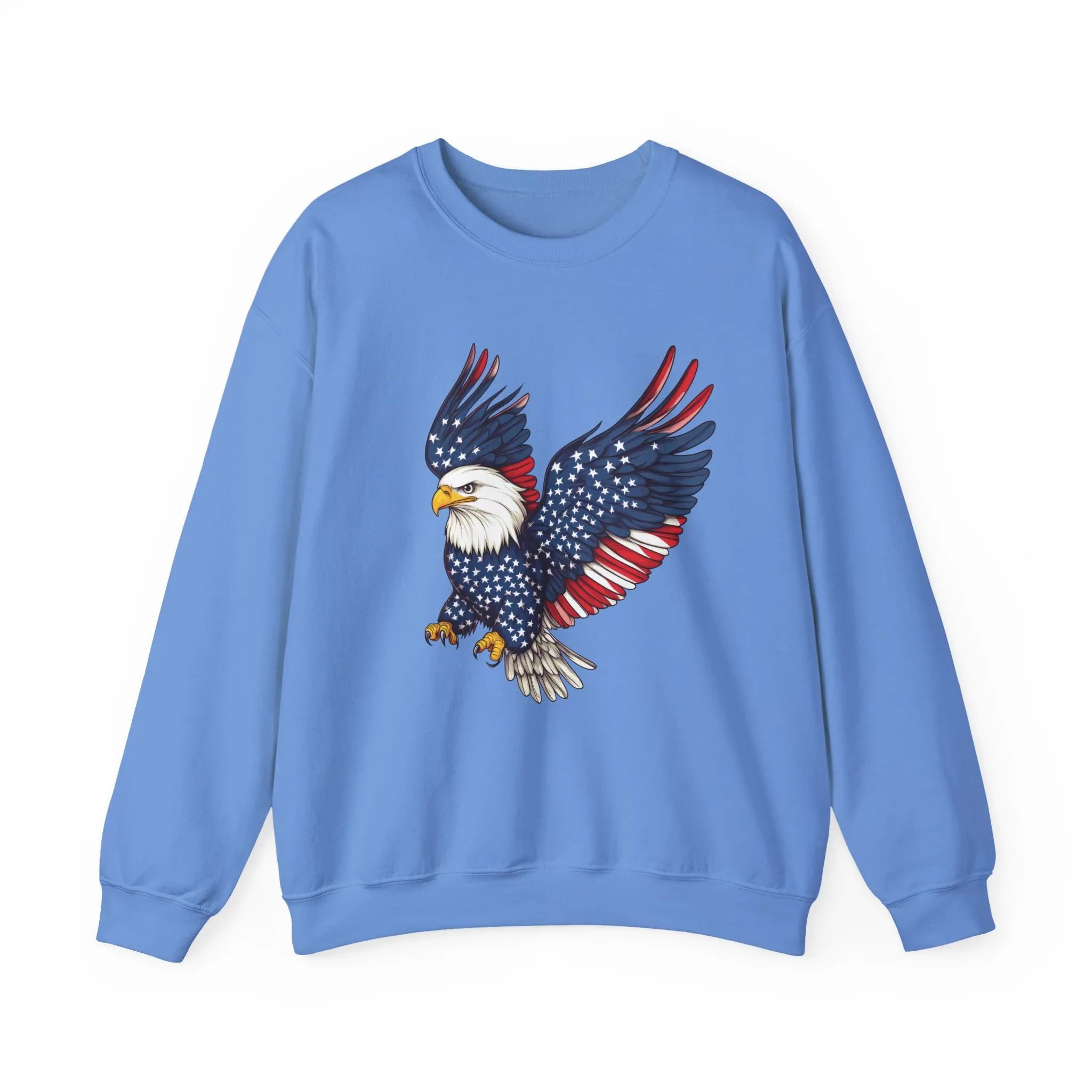 Patriotic Eagle Sweatshirt, Unisex Crewneck, USA Pride Apparel, Cozy Everyday Wear, Perfect for Independence Day, Gift for Patriots - Image 16
