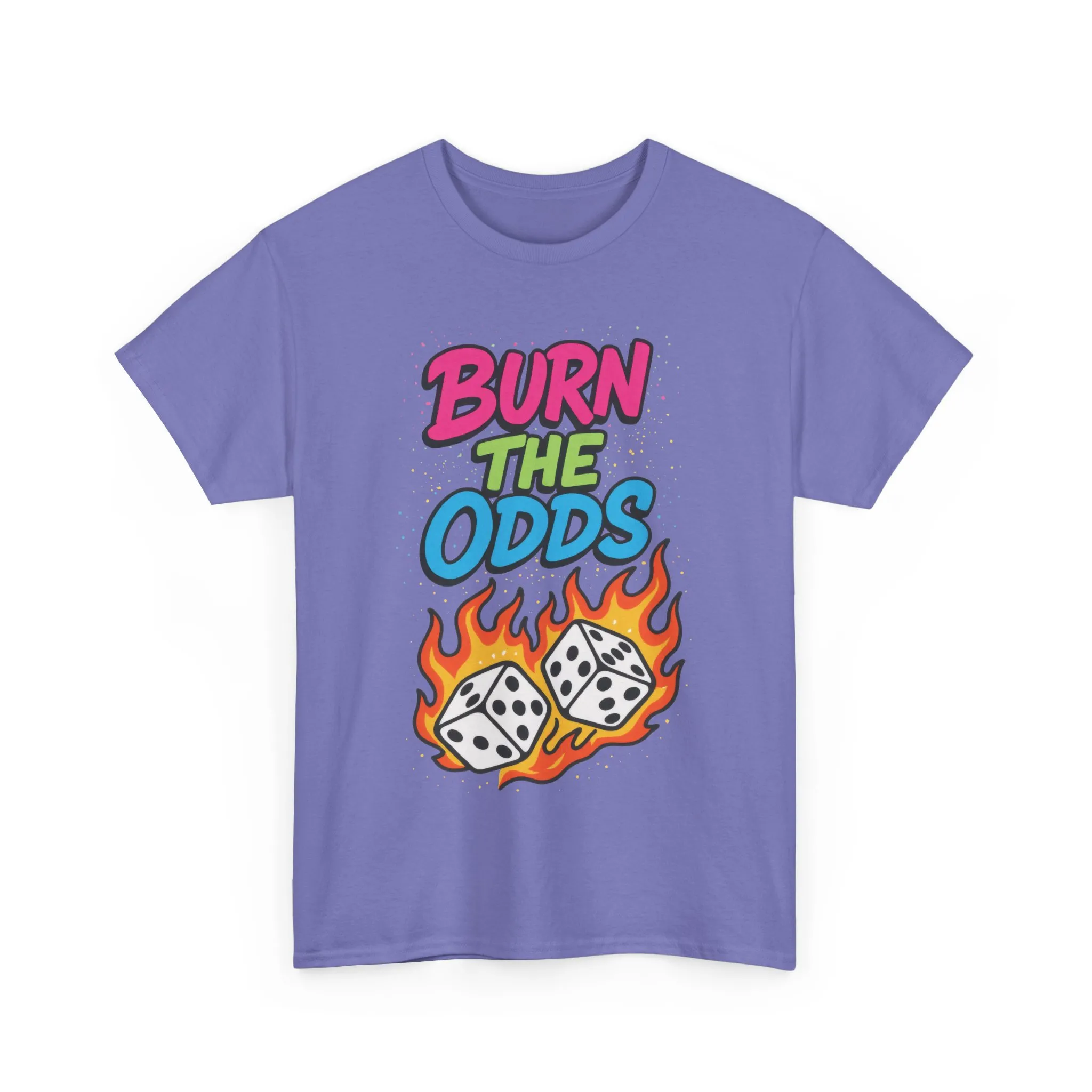 Burn the Odds Graphic Tee | Cool Casual Wear, Gaming Shirt, Unisex Cotton Tee, Dice Design T-Shirt, Gift for Gamers - Image 27