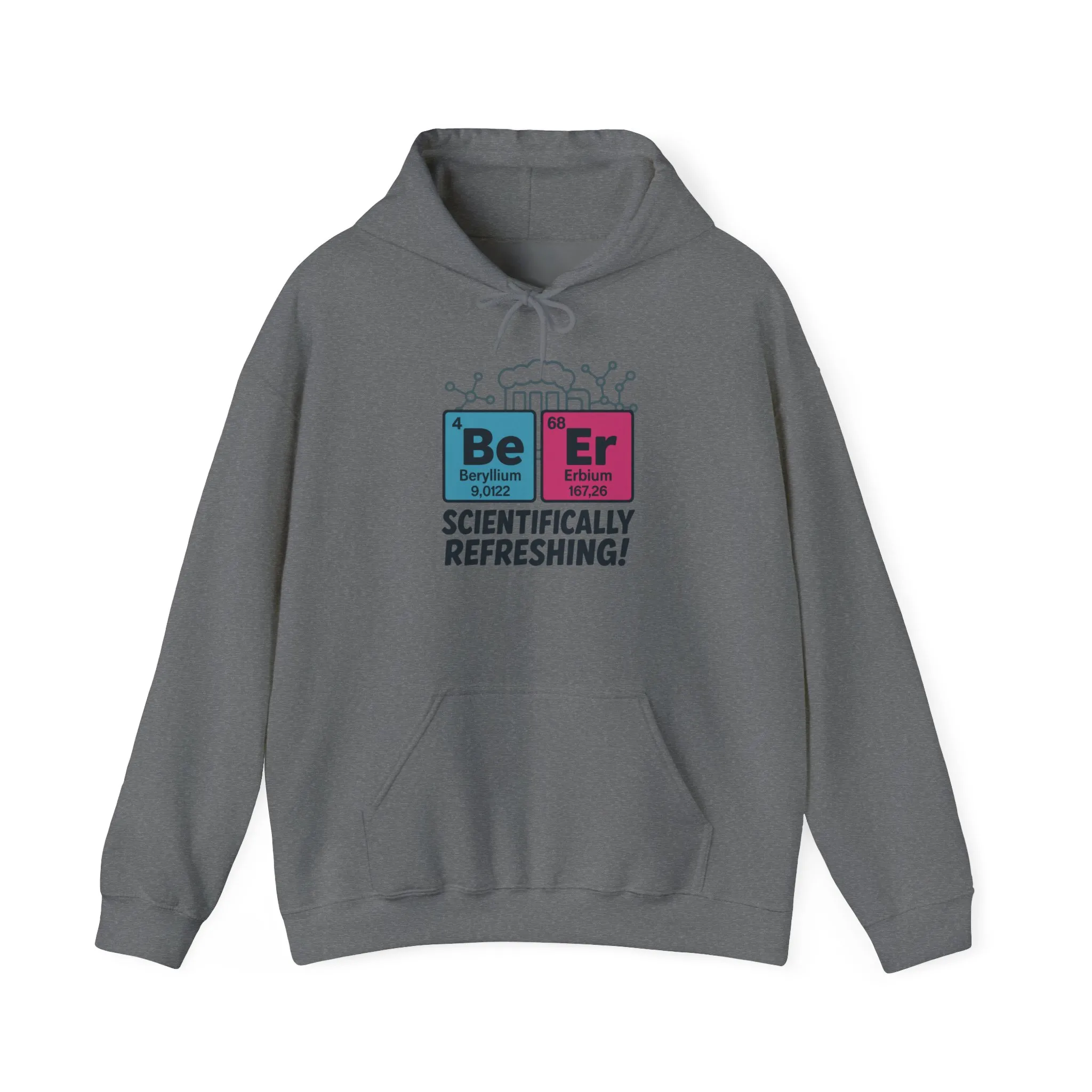 Scientifically Refreshing Beer Mens Hoodie, Gift for Beer Lovers, Science-Inspired Apparel, Perfect for Parties and Gatherings - Image 2