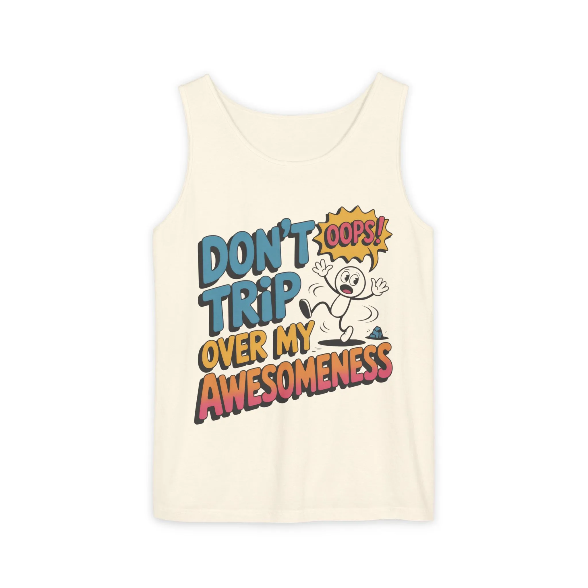 Funny Graphic Tank Top, Don't Trip Over My Awesomeness Tank, Womens Cotton Tank for Casual Wear, Gift for Friends, Birthday Gift, Humor Tee - Image 31
