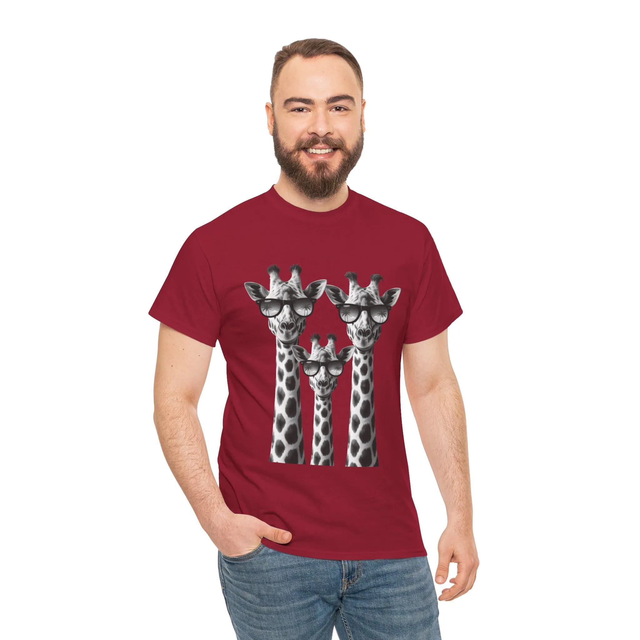 Cool Giraffes Unisex Tee, Fun Gift for Animal Lovers, Nature Enthusiasts, Safari Wildlife Lover Shirt - Image 29