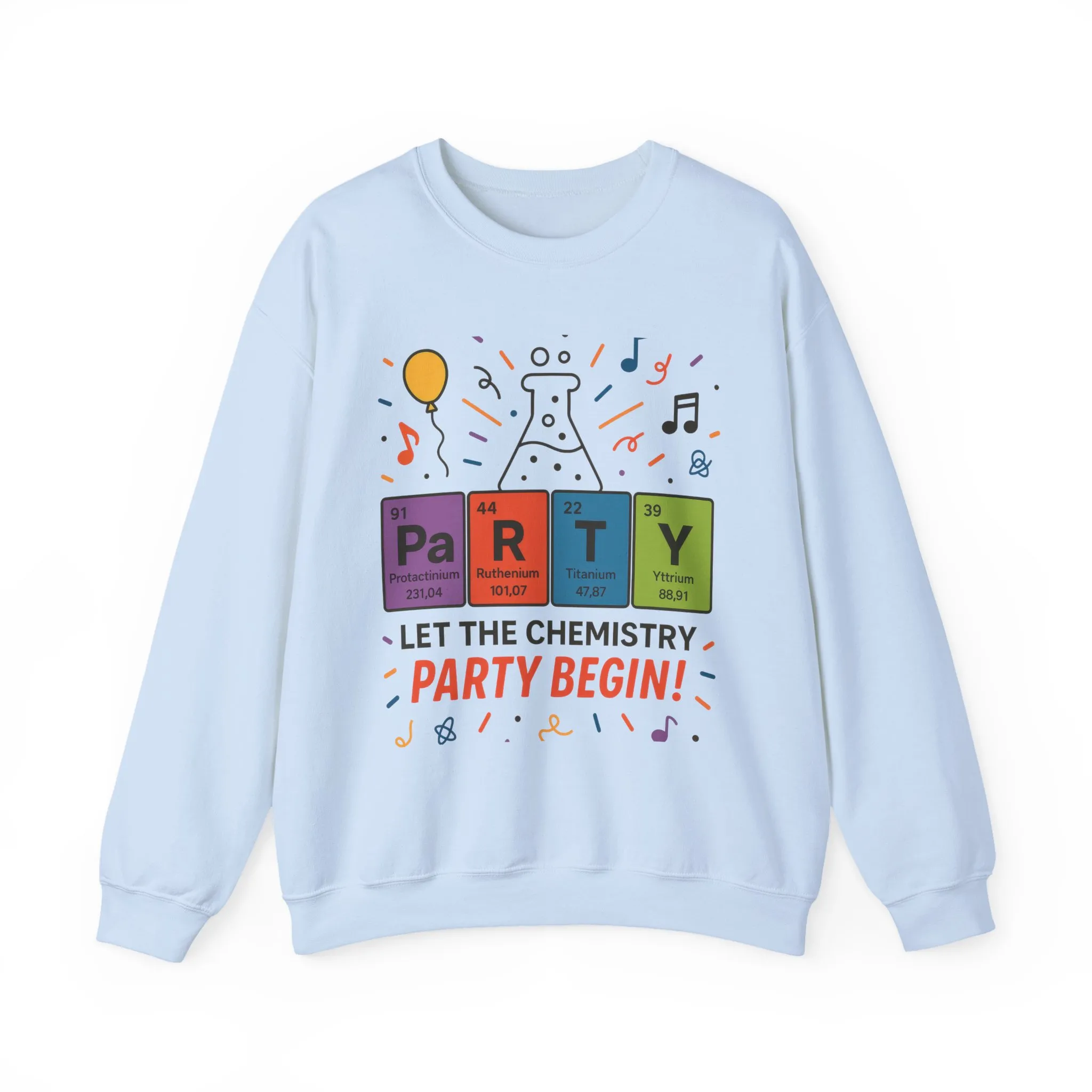 Party Chemistry Crewneck Sweatshirt, Chemistry Sweatshirt, Science Gift, Cute Crew Neck, Birthday Sweatshirt, Unisex Pullover - Image 43