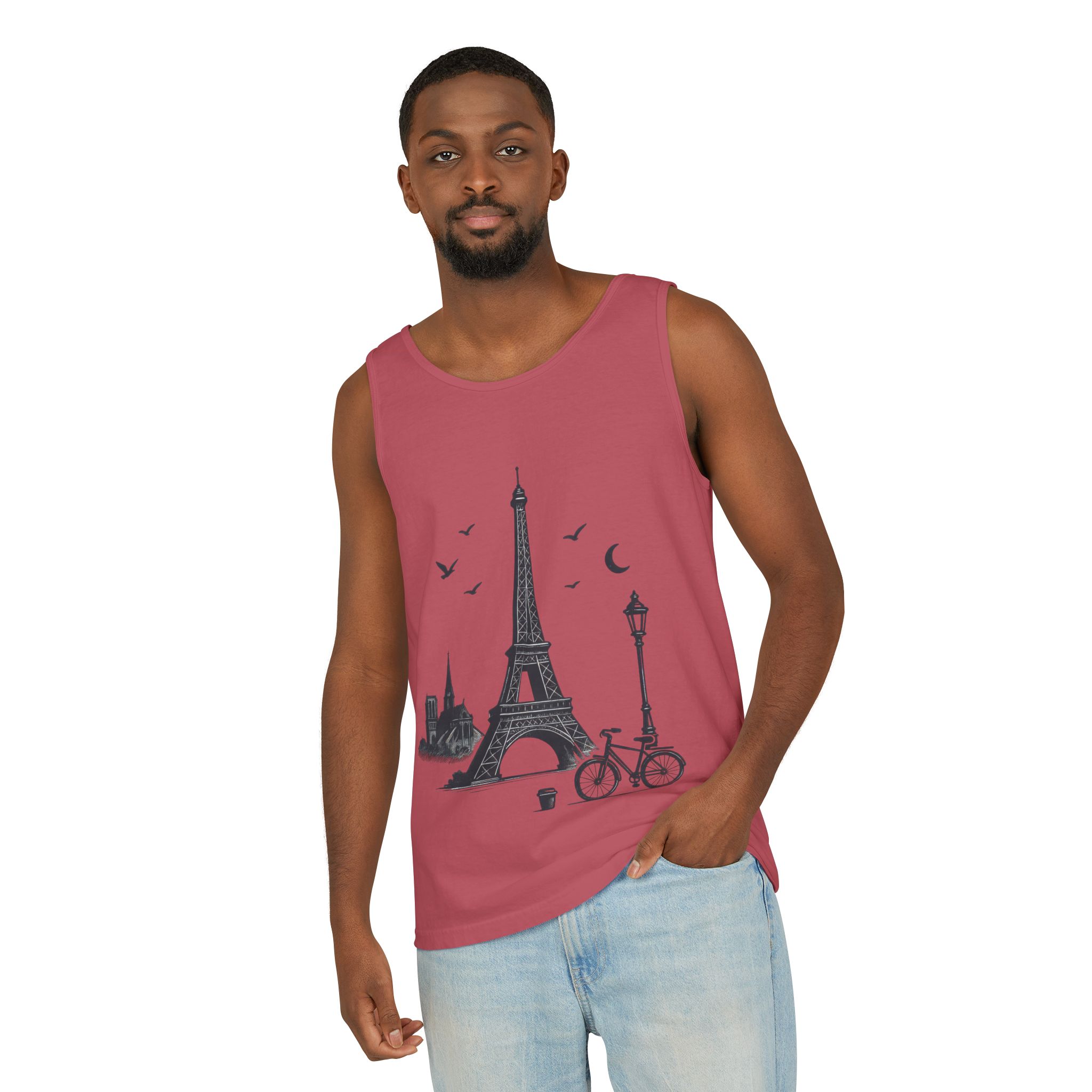Parisian Dreams Tank Top, Unisex Summer Wear, Graphic Tee, Travel Inspired Apparel, Vacation Outfit, Casual Tank for All Occasions - Image 63