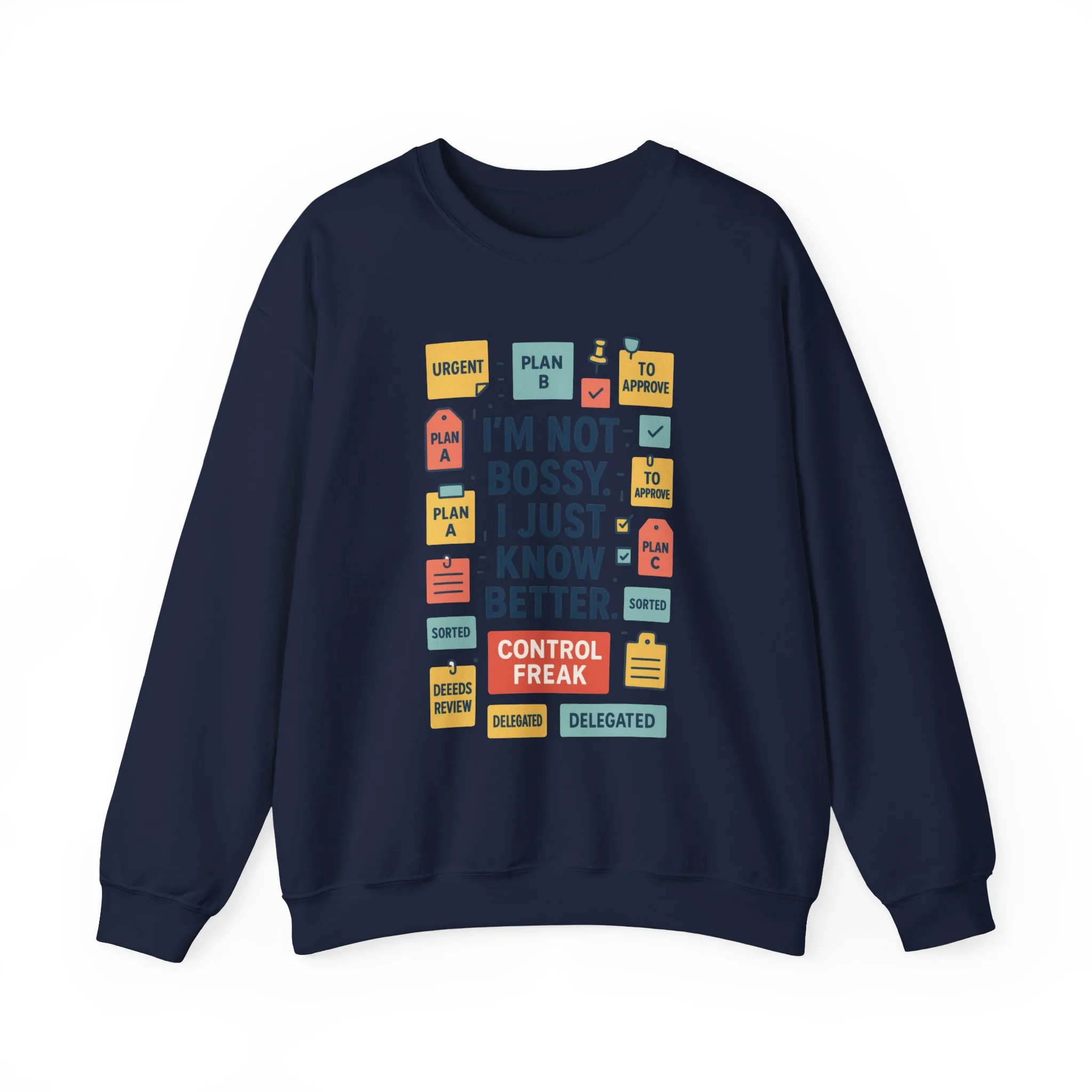 Funny Womens Control Freak Sweatshirt, Bold Sarcastic Quote Pullover, Ideal Gift for Bossy Friends, Funny Womens Sweatshirt - Image 31