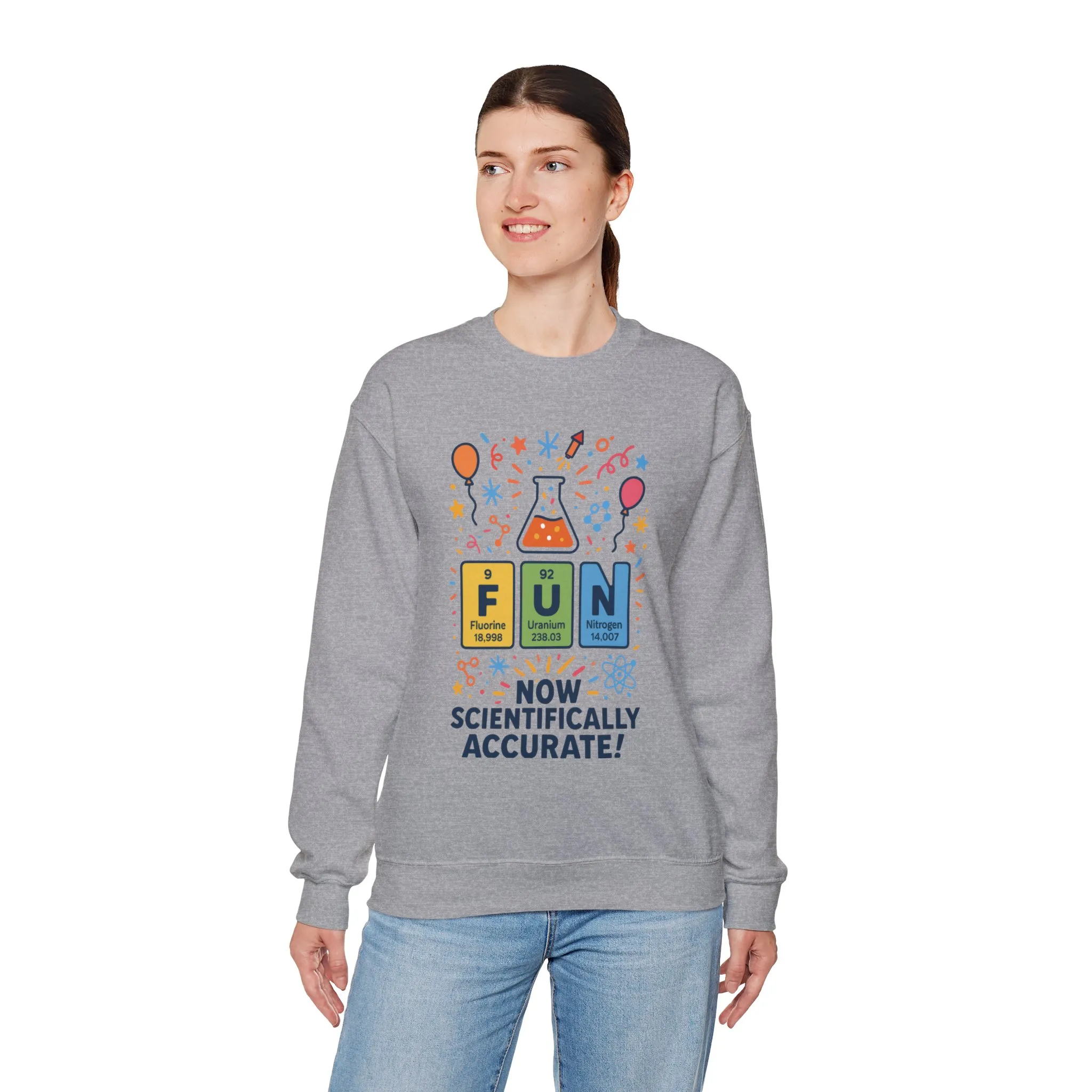 Scientifically Accurate Fun Sweatshirt, Unisex Crewneck, Perfect for Science Lovers, Birthday Gift, Casual Wear, Fun Events, Science Fair - Image 10