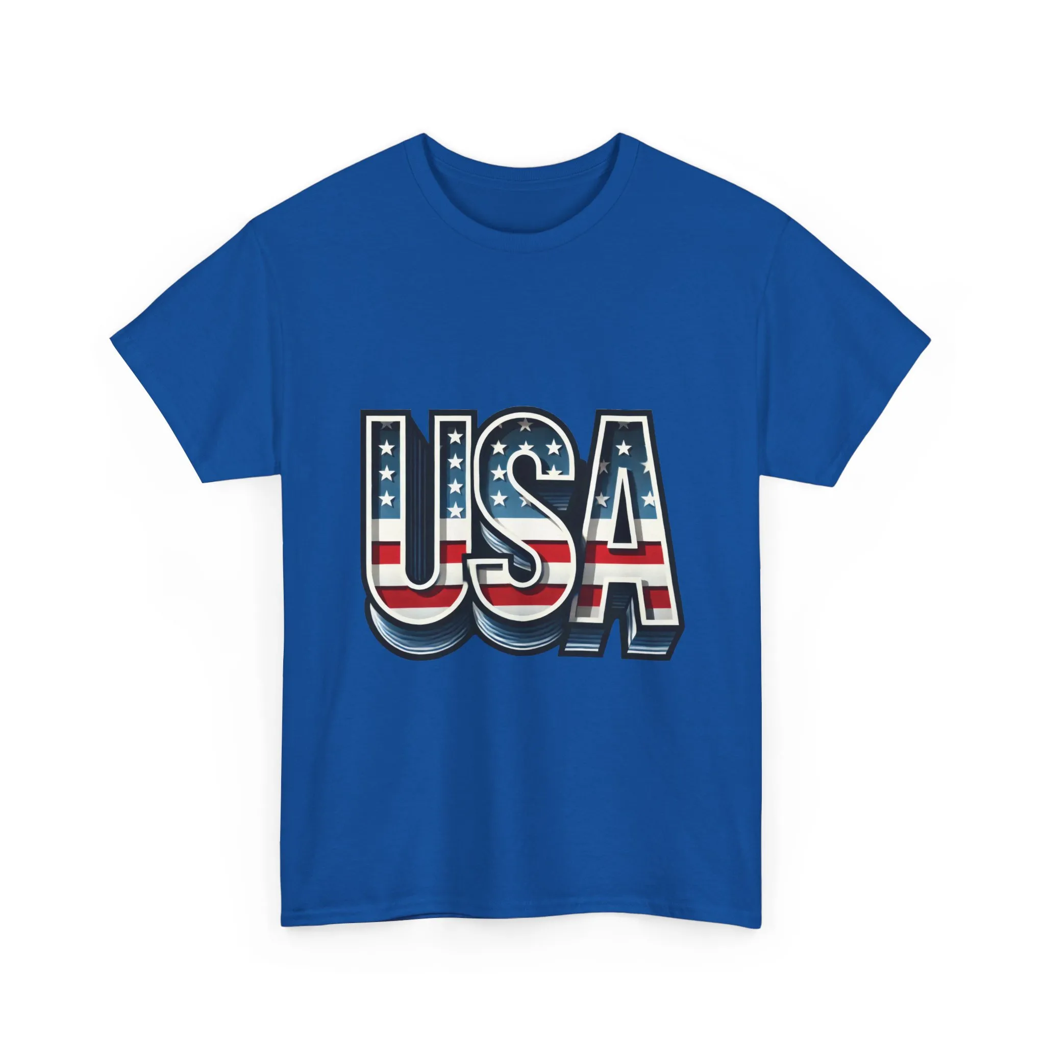 USA Patriotic Unisex Heavy Cotton Tee, American Pride Shirt, July 4th T-Shirt, Independence Day Apparel, Casual Summer Top - Image 17