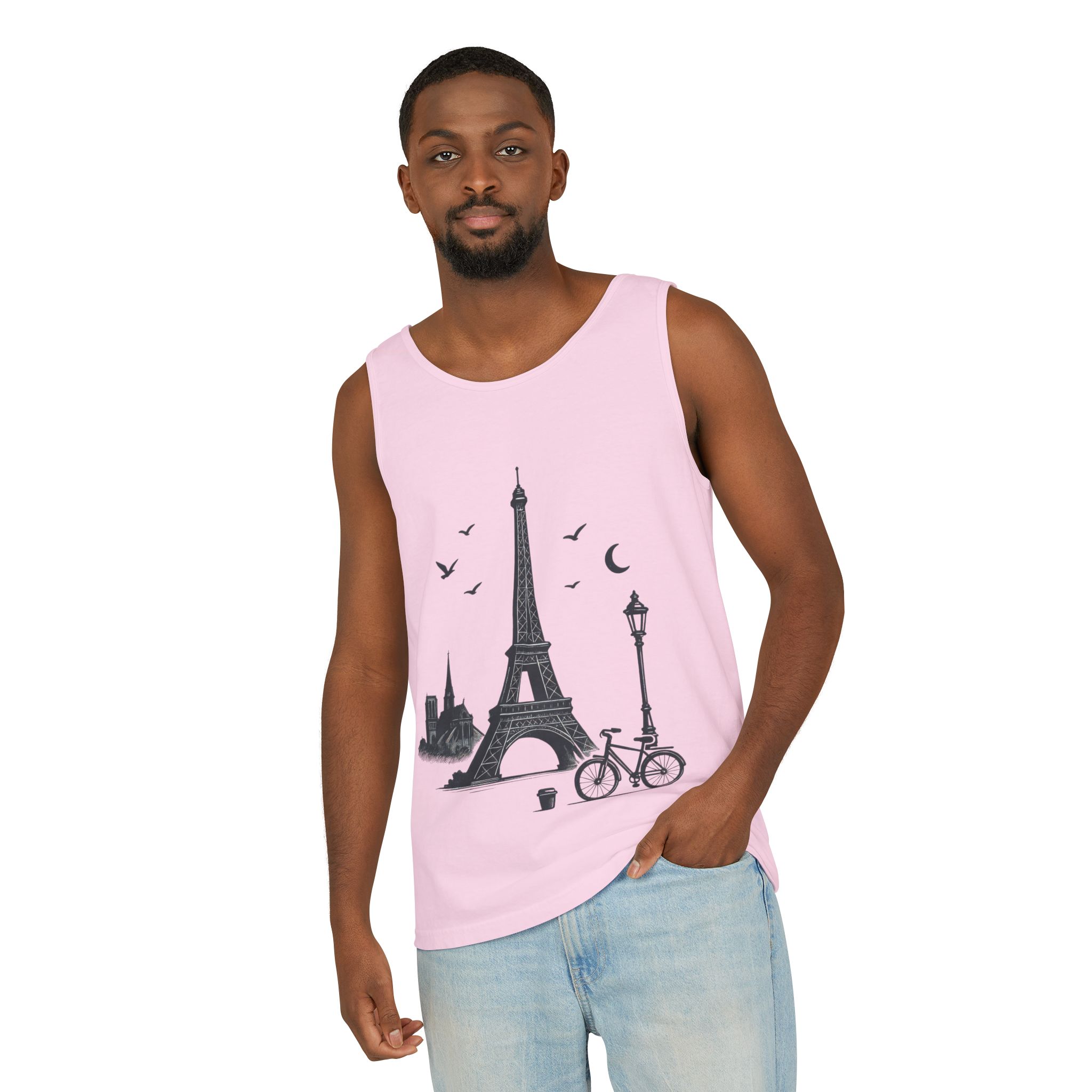 Parisian Dreams Tank Top, Unisex Summer Wear, Graphic Tee, Travel Inspired Apparel, Vacation Outfit, Casual Tank for All Occasions - Image 31