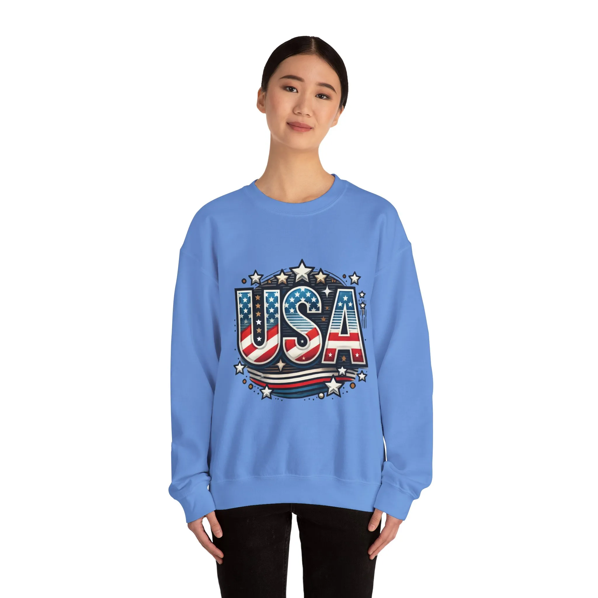 USA Pride Crewneck Sweatshirt, Comfortable Unisex Top, Great for Fourth of July, Independence Day, Everyday Wear, Cozy Gift - Image 20