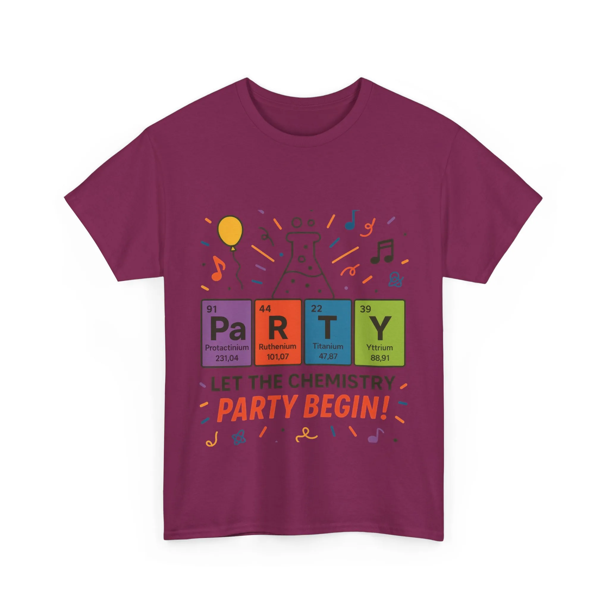 Funny Chemistry Party T-Shirt, Periodic Table PaRTY Tee, Unisex Science Humor Shirt, Gift for Chemistry Teacher,Science Tee, Nerdy Pun Shirt - Image 27
