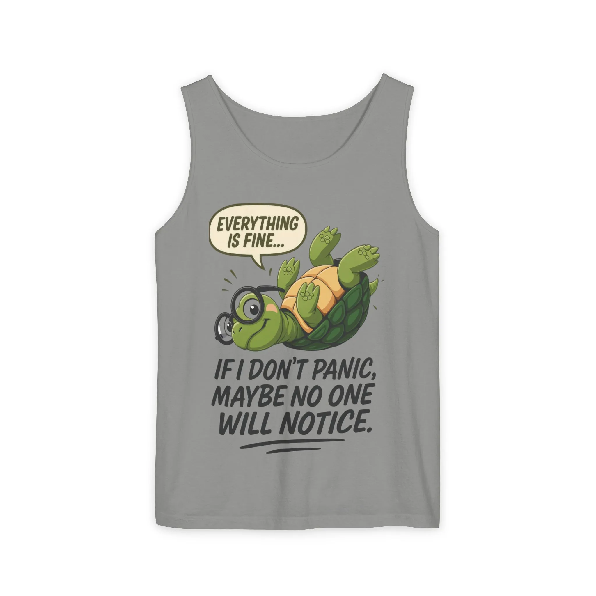 Mens Funny Turtle Graphic Tank Top, Summer Apparel, Gift for Animal Lovers, Beach Day Essentials, Mens Casual Wear, Relaxed Vibes - Image 15