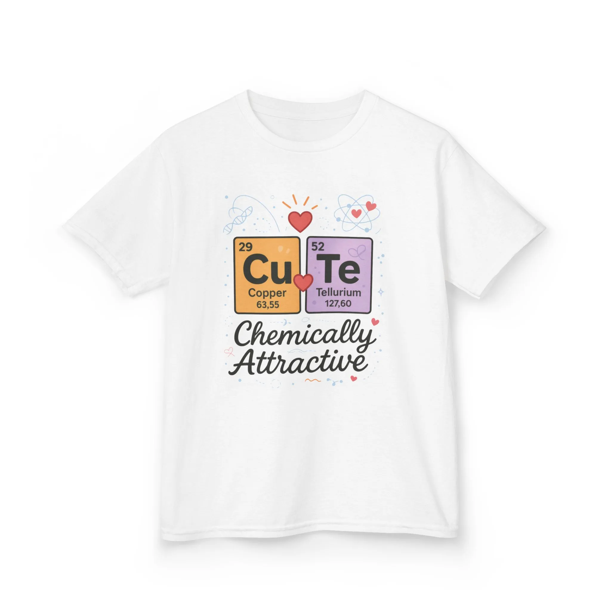Cute Science Kids TeeT-Shirt, Periodic Table Tee, Funny Nerdy Gift for Young Girl, Cute Chemistry Young Girl T-Shirt, Classroom Wear - Image 3
