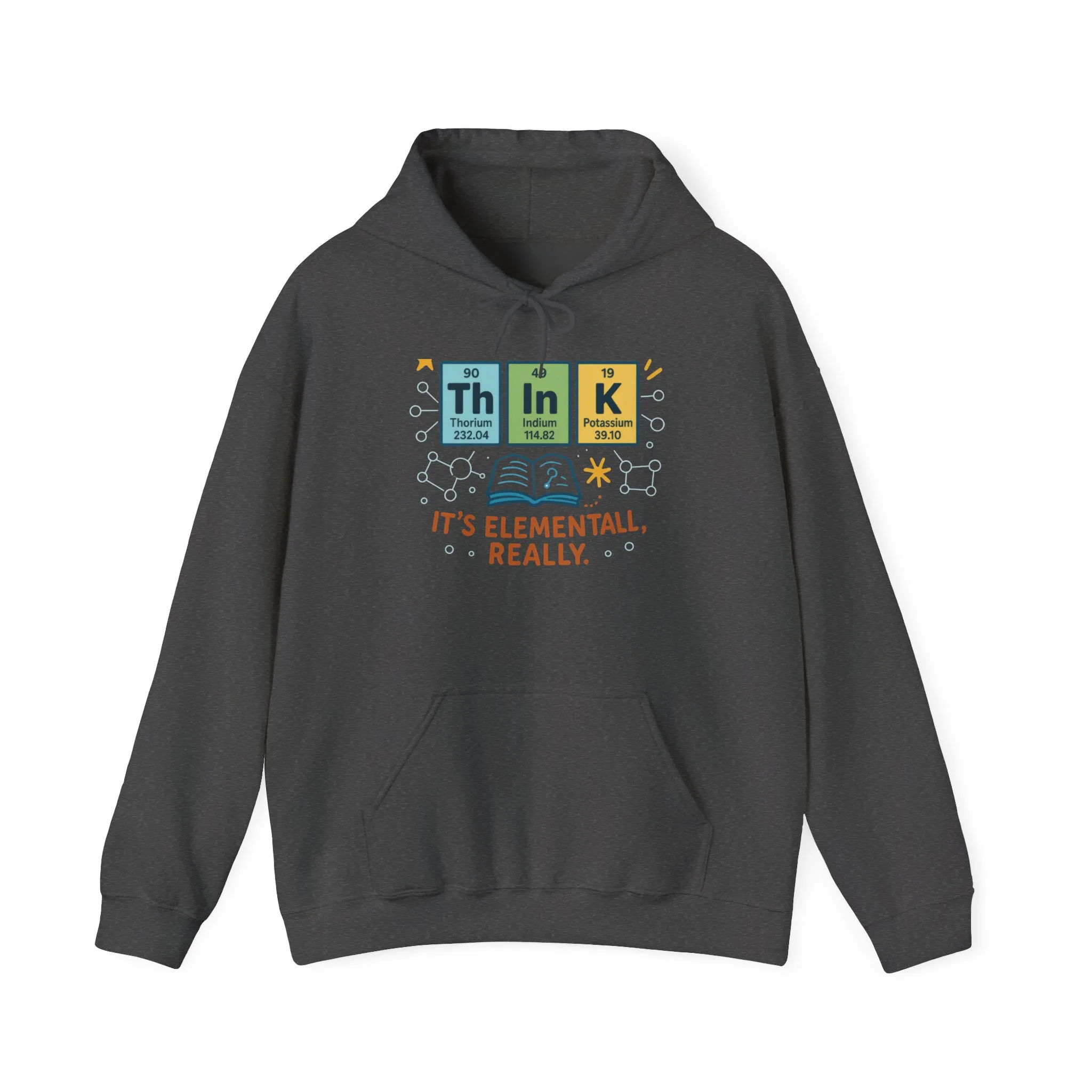Think Hoodie for Women, Funny Chemistry Hoodie, Element of Humor Science Sweatshirt, Nerdy Gift for Her, Gift for Students, Science Lovers - Image 37