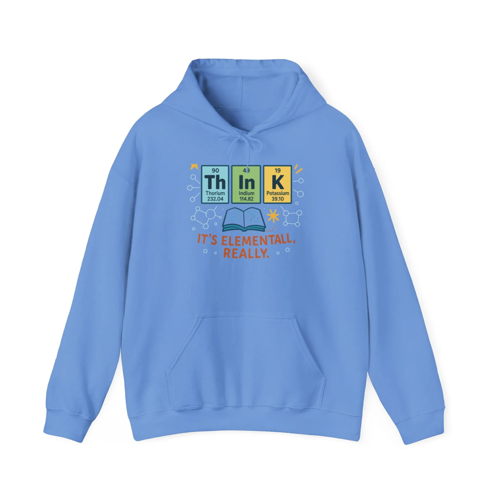 Think Hoodie for Women, Funny Chemistry Hoodie, Element of Humor Science Sweatshirt, Nerdy Gift for Her, Gift for Students, Science Lovers - Image 9