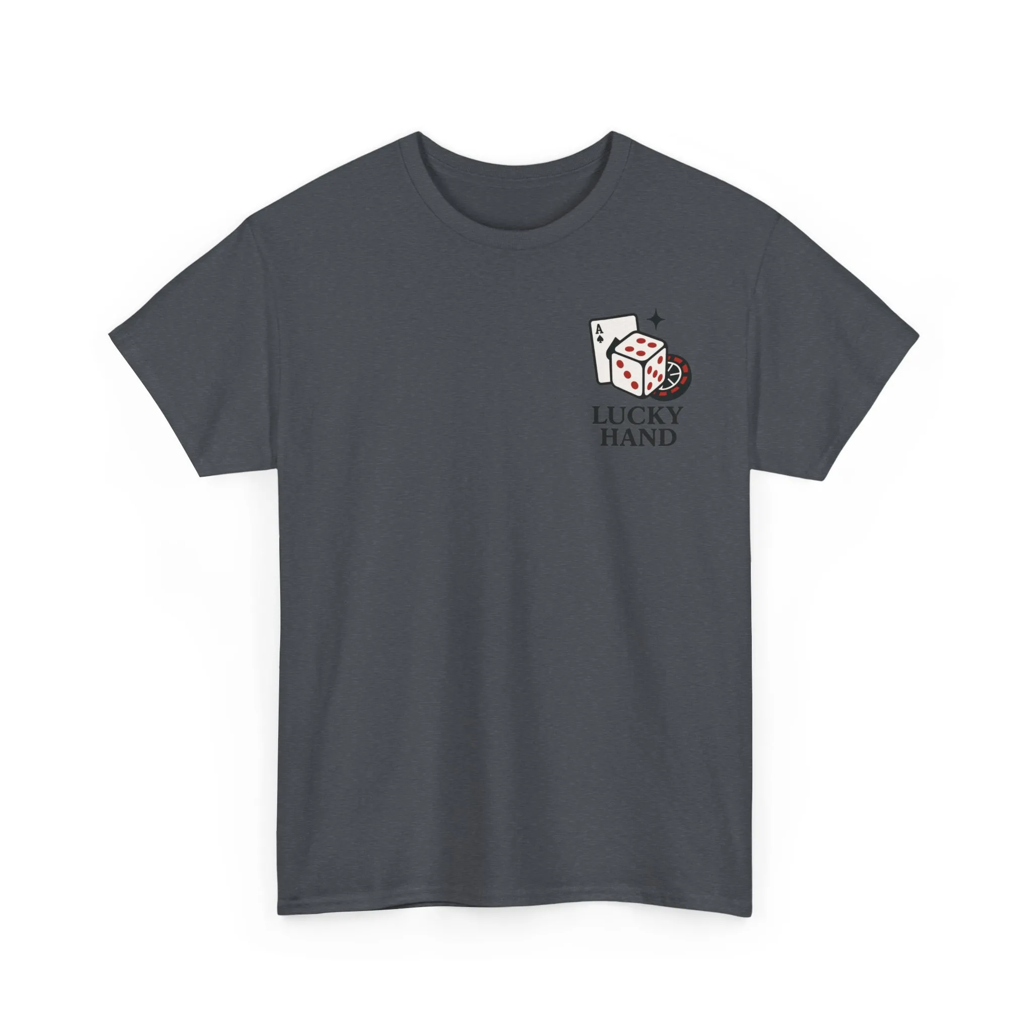 Lucky Hand Unisex Heavy Cotton Tee, Casino T-Shirt, Gambler Gift, Gambling Humor Tee, Playful Gaming Apparel, Lucky Shirt, Slot Machine Tee - Image 25
