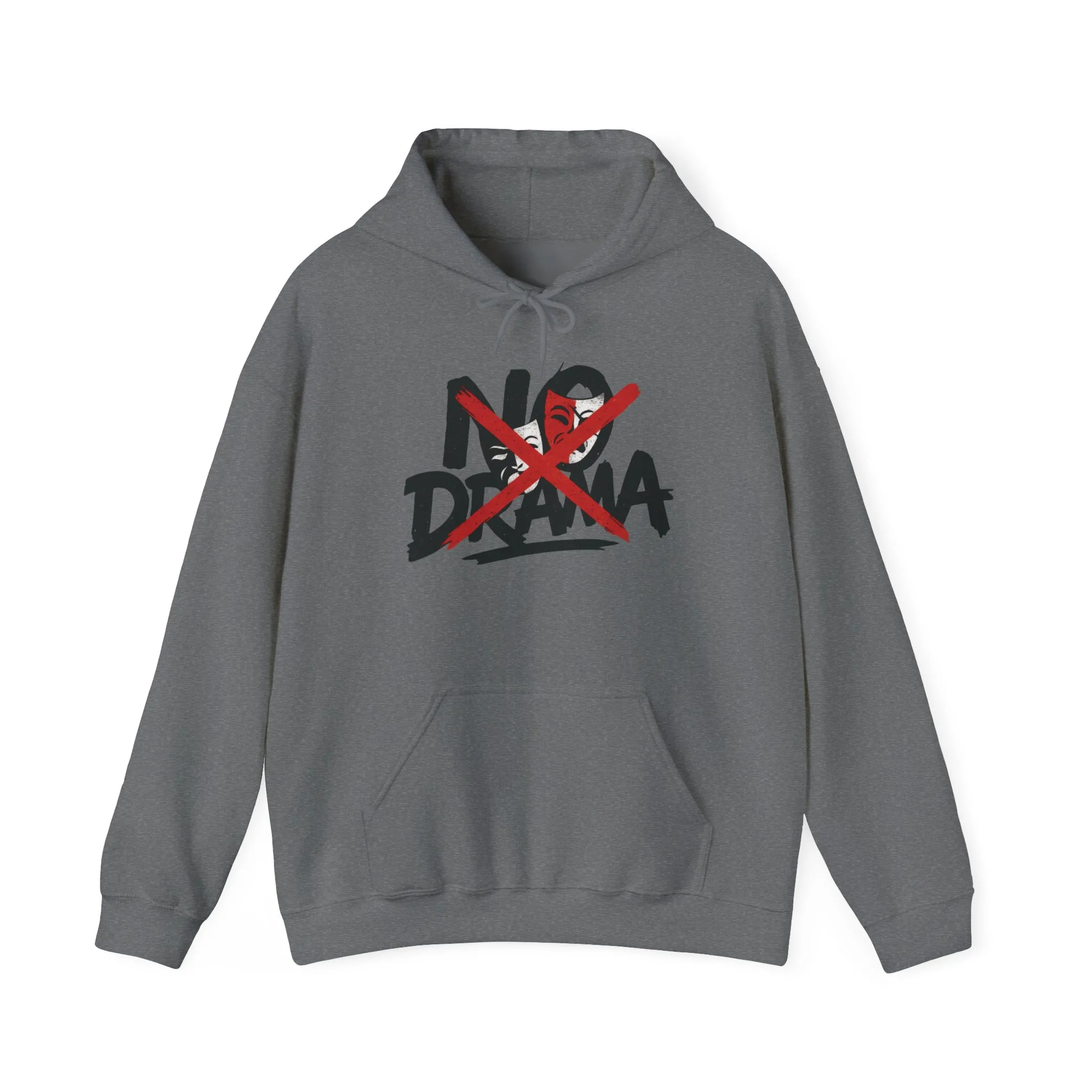 No Drama Mens Hoodie, Cozy Hoodie, Everyday Wear, Gift for Friend, Casual Fashion, Relaxed Vibes - Image 17