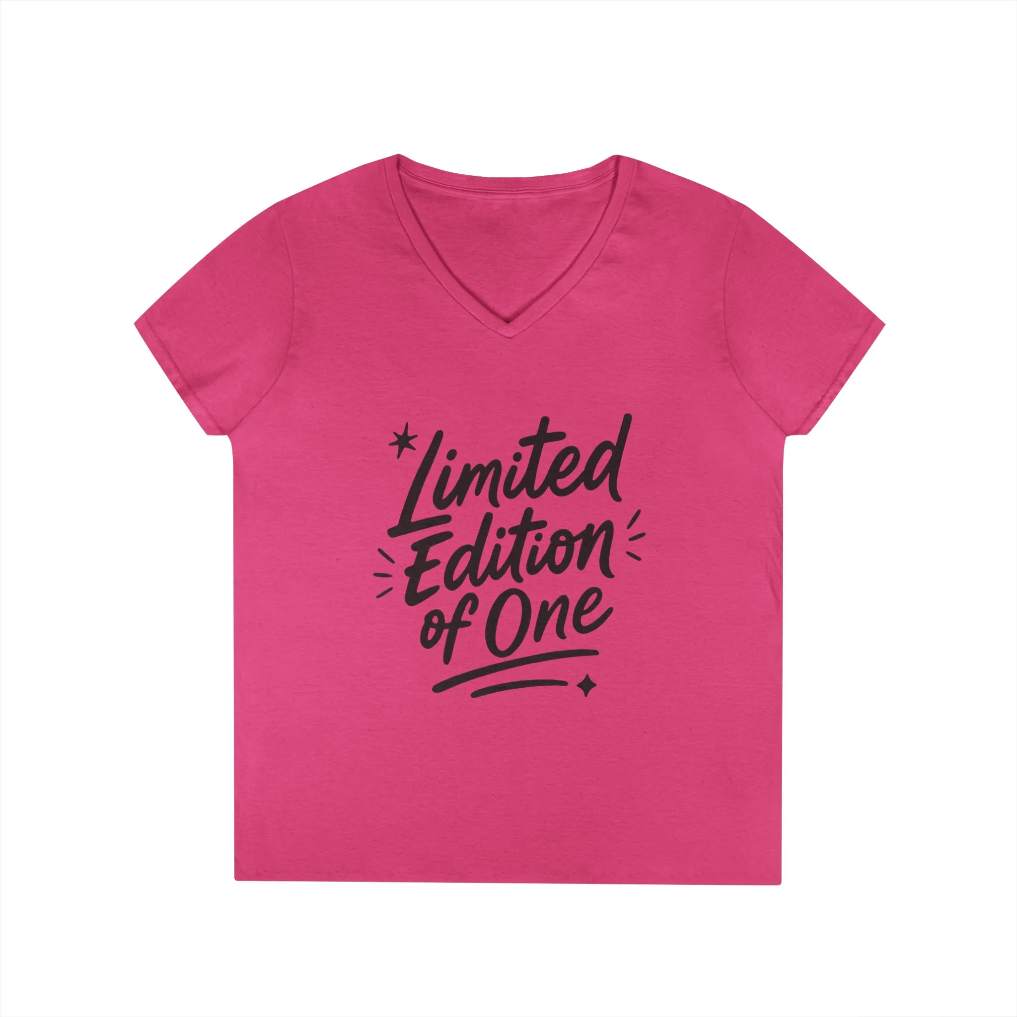 Limited Edition Ladies' V-Neck T-Shirt, Unique Gift for Her, Casual, Self-Confidence, Self-love, Positive Message Women's T-Shirt - Image 2