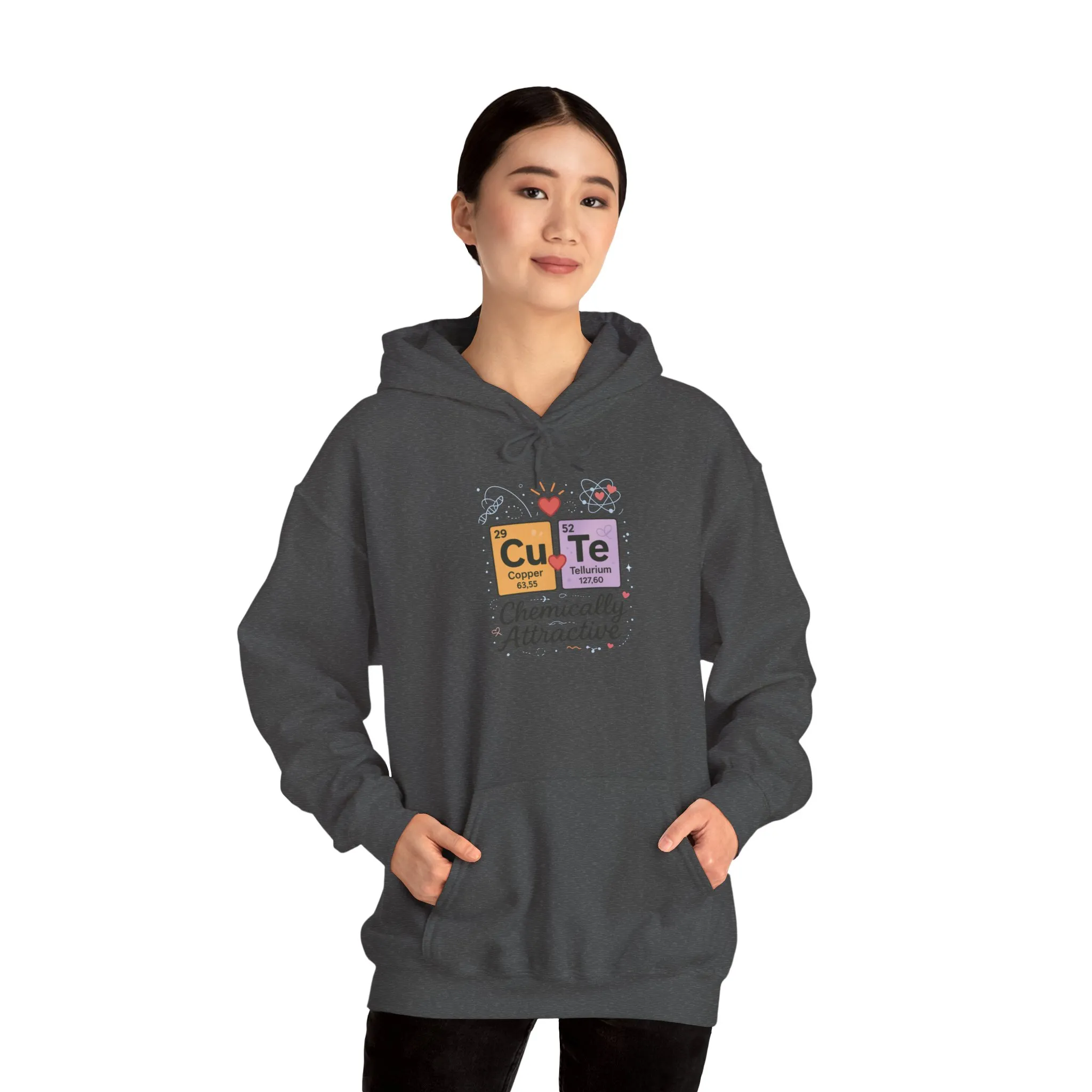Cute Chemistry Hoodie for Women, CuTe Periodic Table Sweatshirt, Chemically Attractive Science Gift for Her, Great for Birthdays & Holidays - Image 9