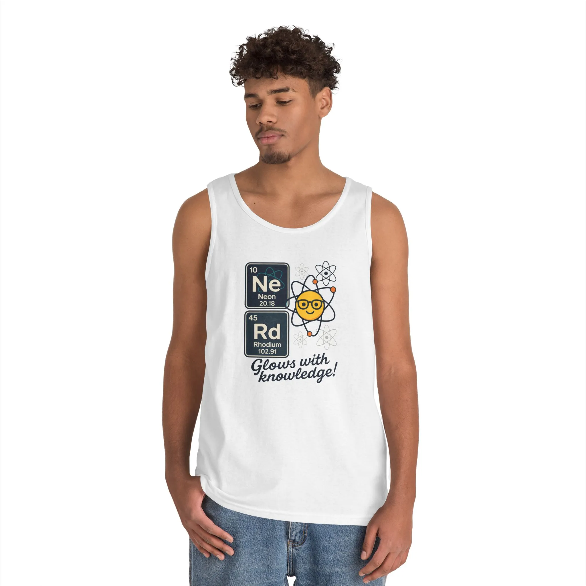 Nerd Tank Top for Men, Funny Science Shirt, Periodic Table Sleeveless Tee, Geeky Workout Shirt, Gift for Teachers, gift for Science Events - Image 5