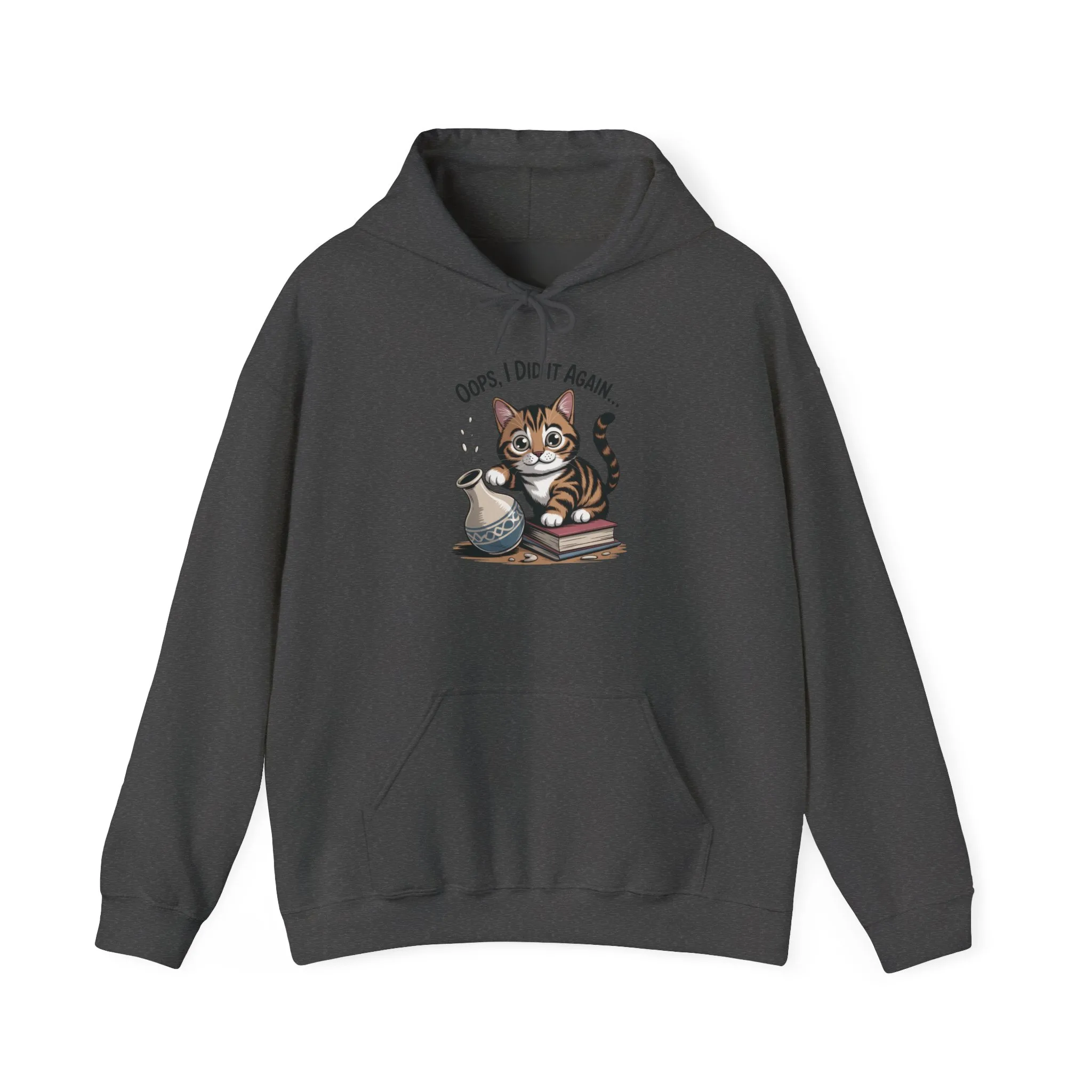 Cat Lover's Hoodie: Oops, I Did It Again, Funny Sweatshirt, Gifts for Animal Lovers, Cozy Hooded Sweatshirt, Pet Owner Apparel, Cute [...] - Image 13