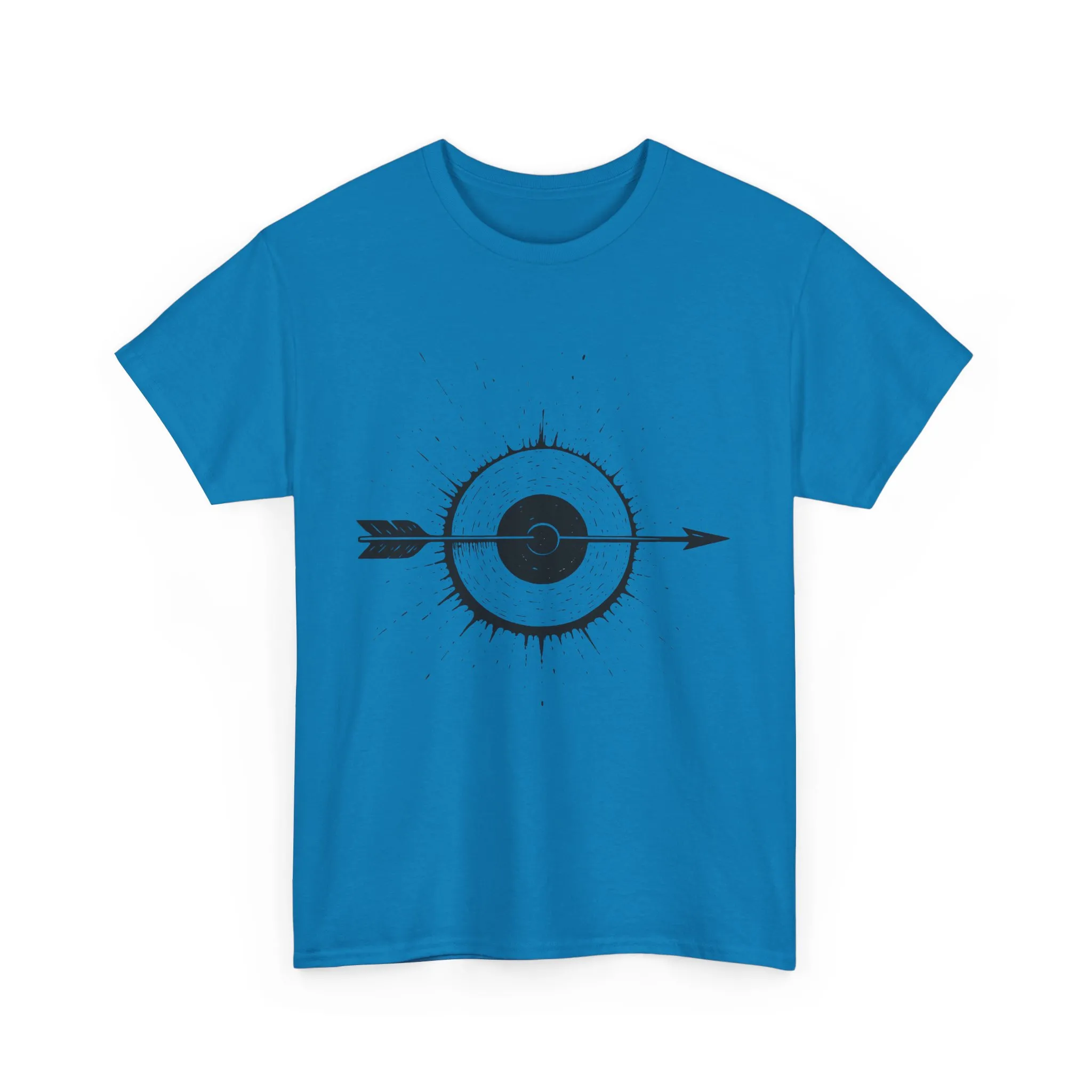 Artistic Arrow Graphic Unisex Cotton Tee, Motivational Shirt, Casual Wear, Gift for Him/Her, Trendy Fashion - Image 25