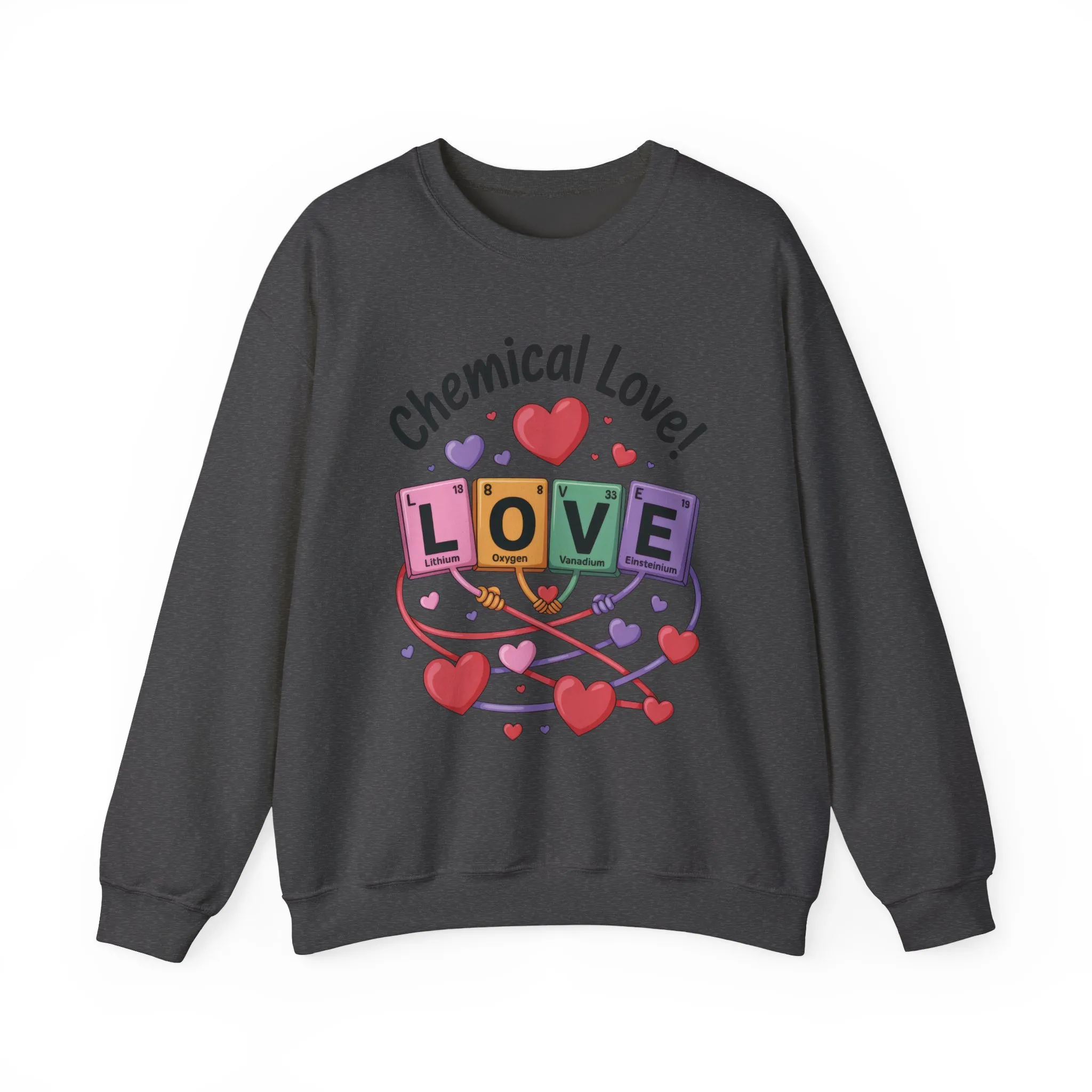 Chemical Love Women's Sweatshirt, Womens Crewneck, Cute Sweatshirt Gift, Valentines Day Pullover, Science Lovers Apparel, Relationship Humor - Image 13