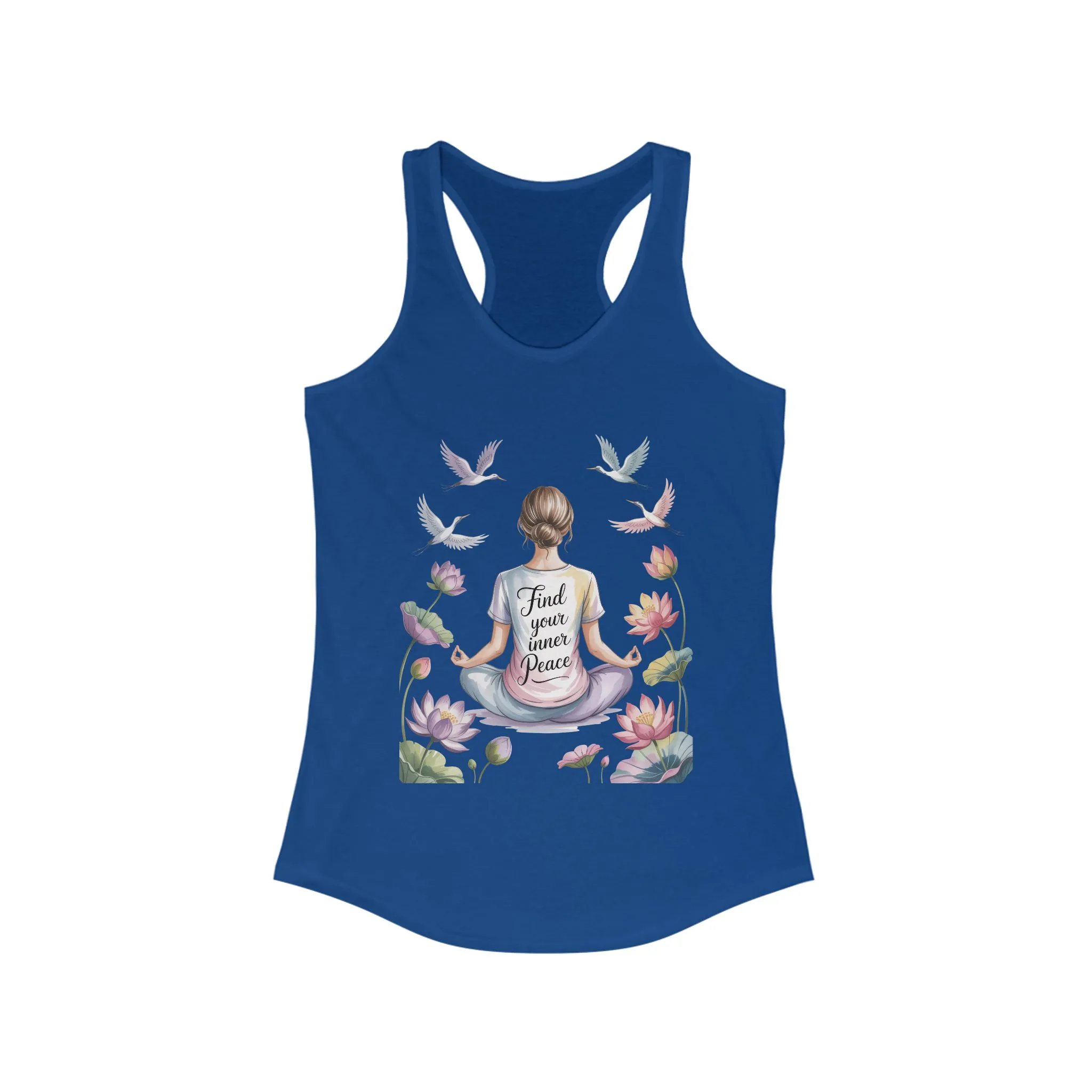 Meditation Racerback Womens Tank, Trust Your Inner Voice Shirt, Yoga Apparel, Mindfulness Gift, Inspirational Workout Top - Image 15