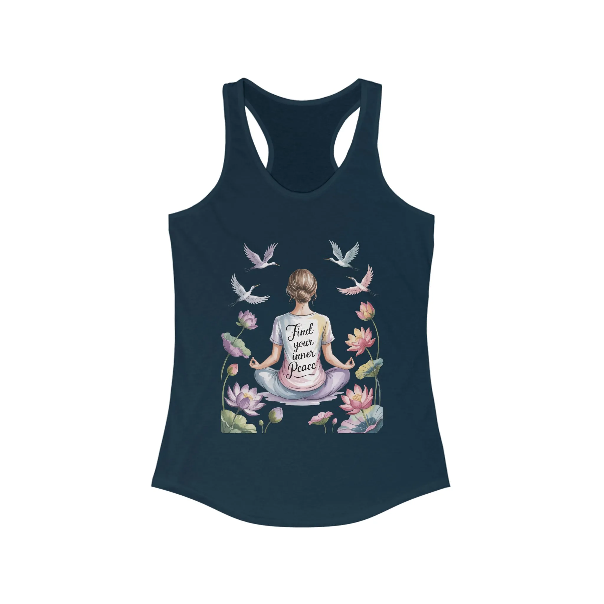 Meditation Racerback Womens Tank, Trust Your Inner Voice Shirt, Yoga Apparel, Mindfulness Gift, Inspirational Workout Top - Image 17