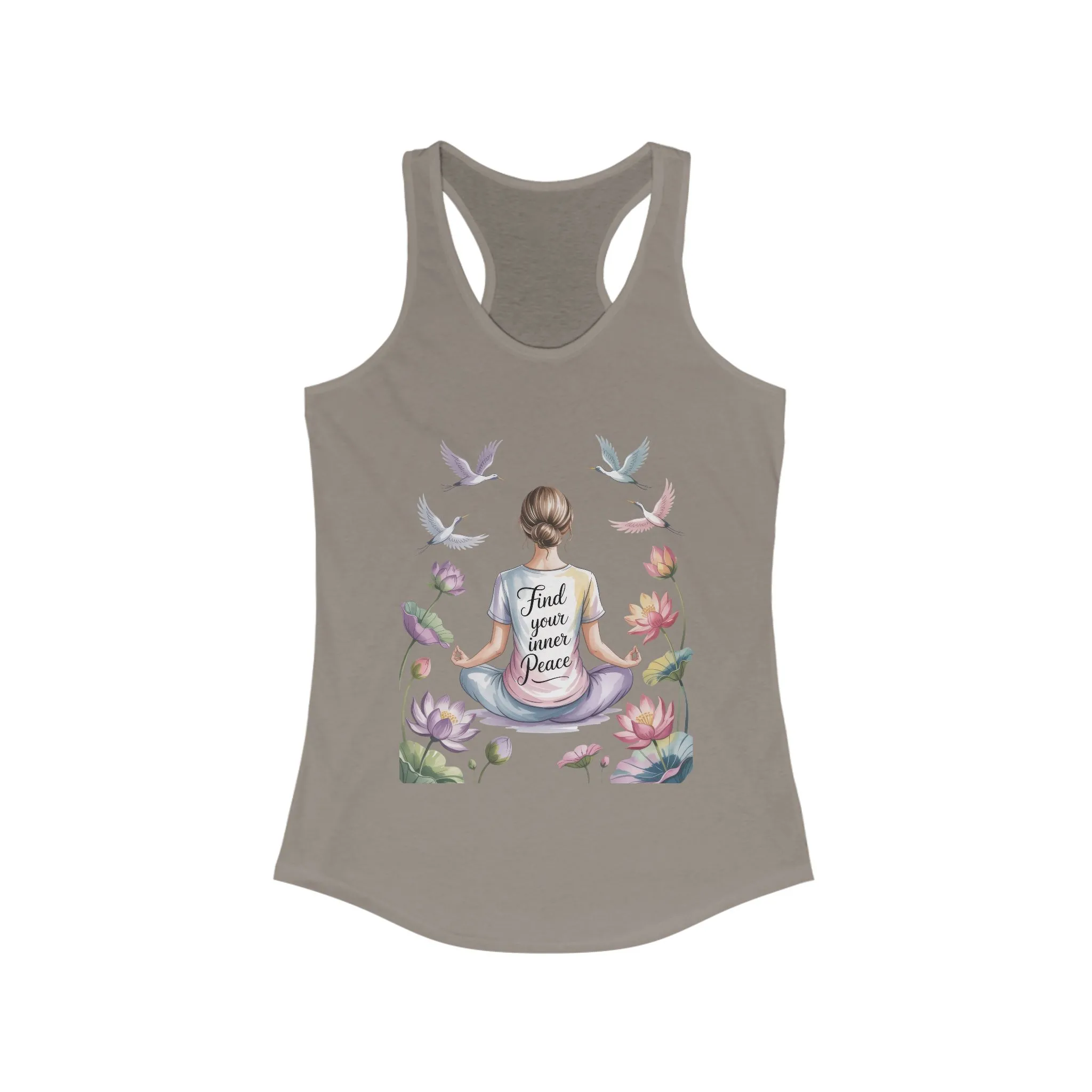 Meditation Racerback Womens Tank, Trust Your Inner Voice Shirt, Yoga Apparel, Mindfulness Gift, Inspirational Workout Top - Image 19