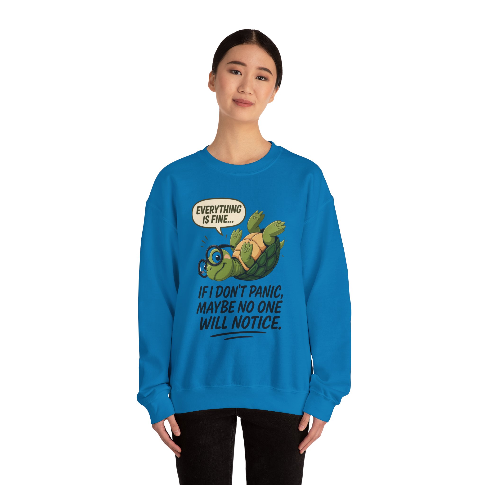 Casual Humor Unisex Sweatshirt, Perfect Gift for Anxiety Relief, Social Anxiety Joke, Quirky Graphic Sweatshirt, Introvert Humor Gift - Image 32