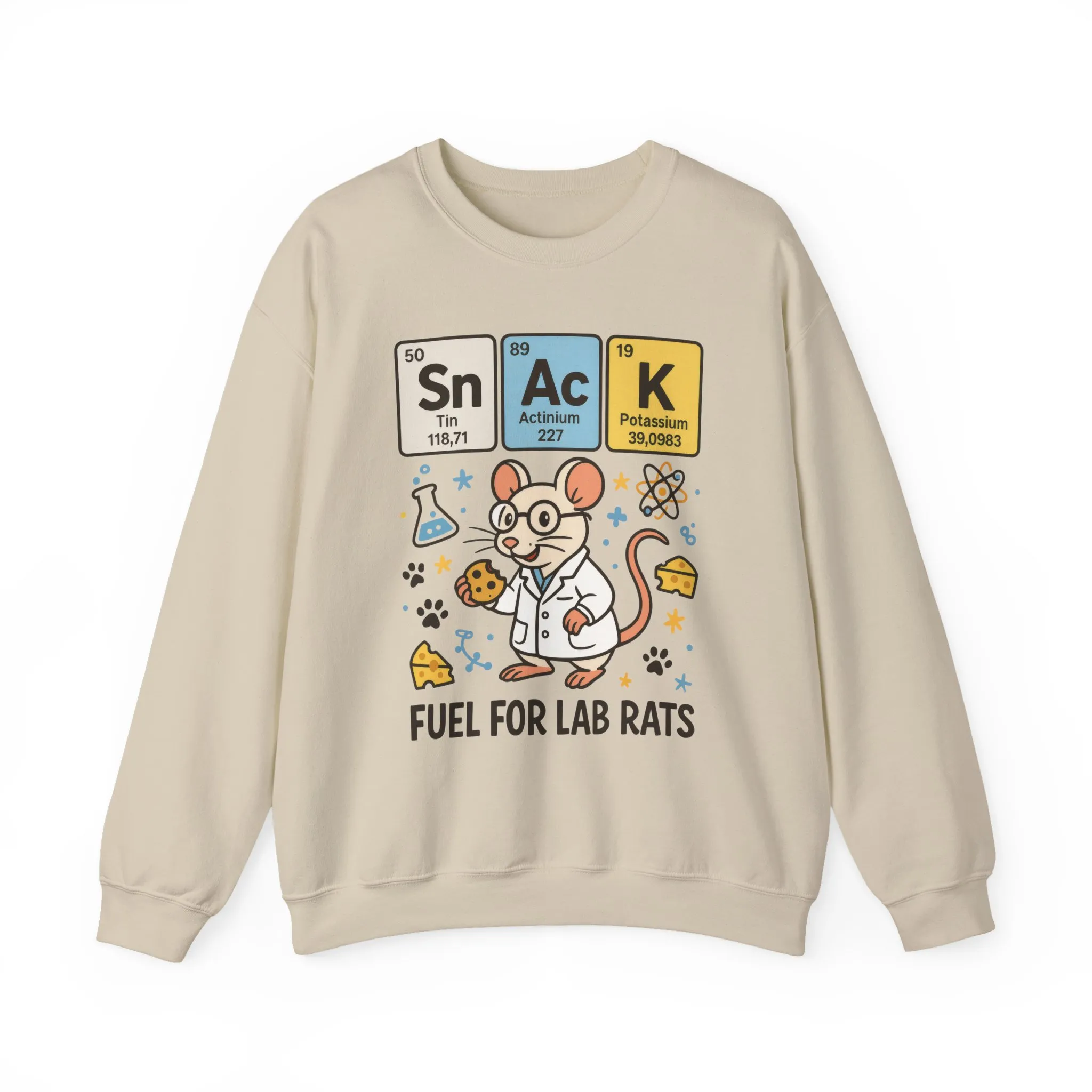Lab Rat Science Sweatshirt, Science Crewneck, Funny Gift for Teachers, Chemistry Sweatshirt, Cute Lab Rat Design, Perfect for Birthdays - Image 38