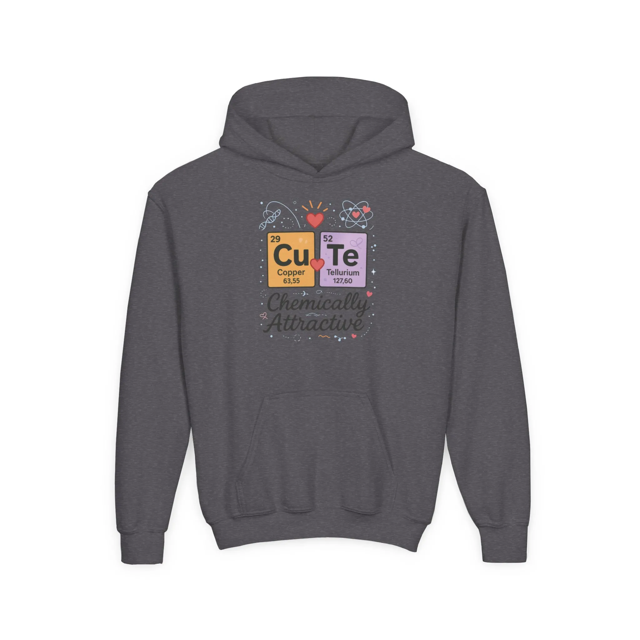 CuTe Teen Hoodie, Science Sweatshirt for Girls, STEM Youth Hoodie, Nerdy Gift for Teens, Cute Chemistry Gift, Science Lover Hoodie - Image 7
