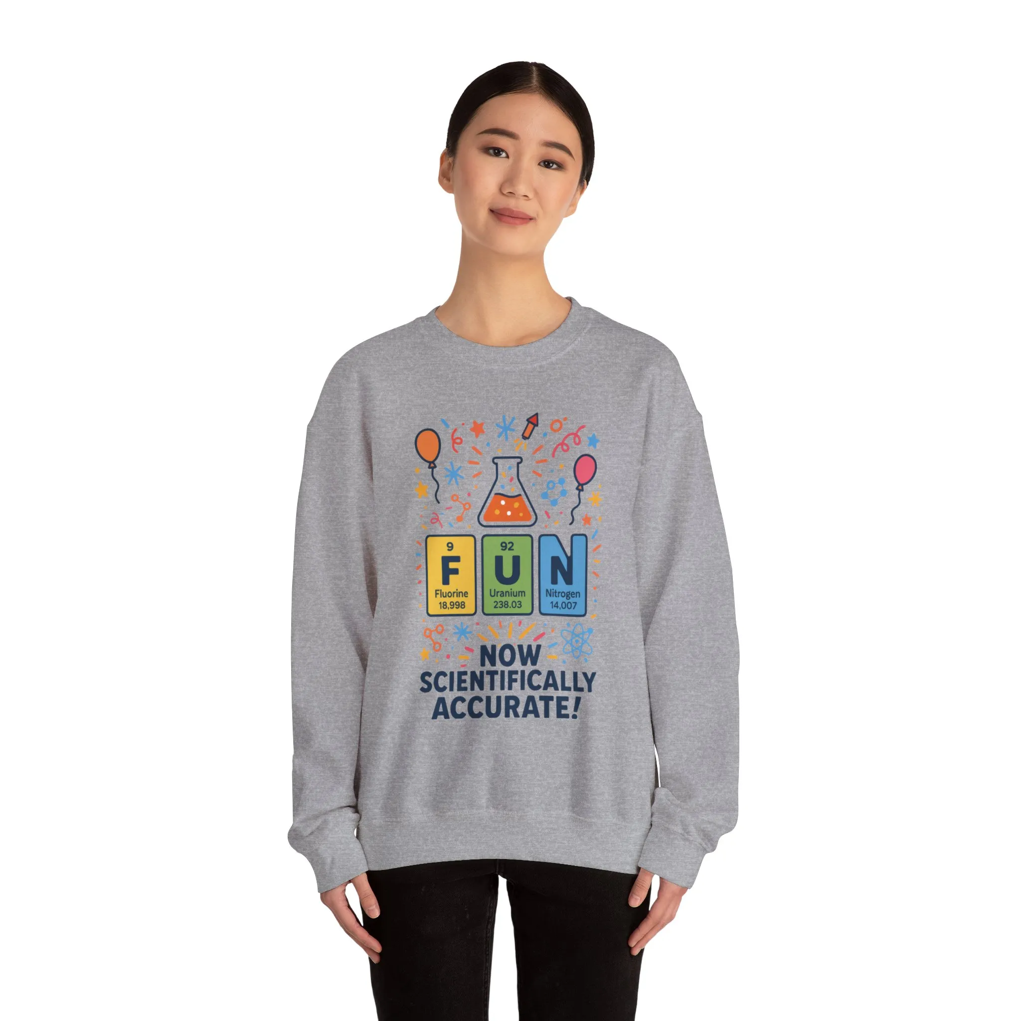 Scientifically Accurate Fun Sweatshirt, Unisex Crewneck, Perfect for Science Lovers, Birthday Gift, Casual Wear, Fun Events, Science Fair - Image 8