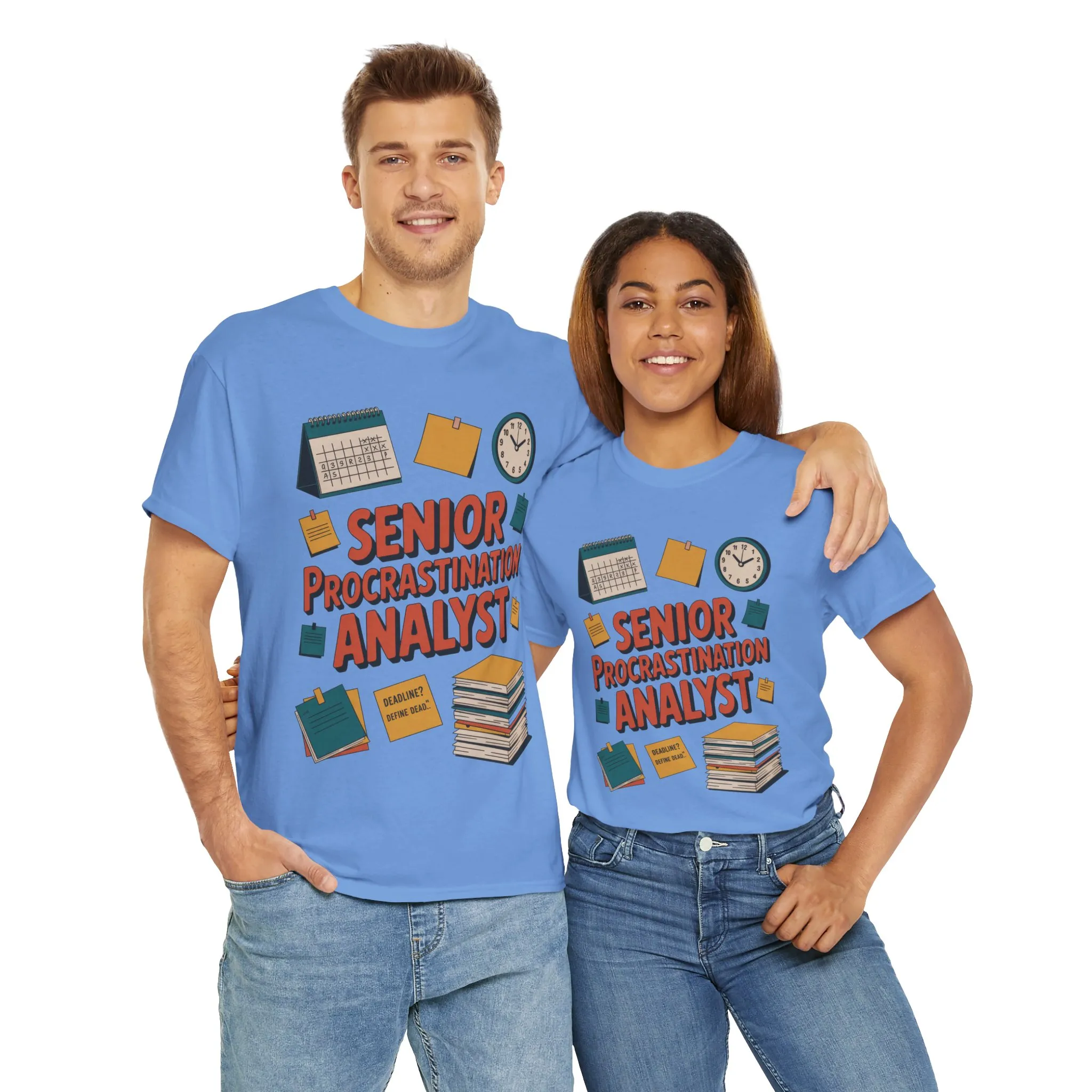 Senior Procrastination Analyst Tee, Funny Office Shirt, Gift for Graduates, Motivation T-Shirt, Humor Apparel, Job Humor Clothing - Image 14