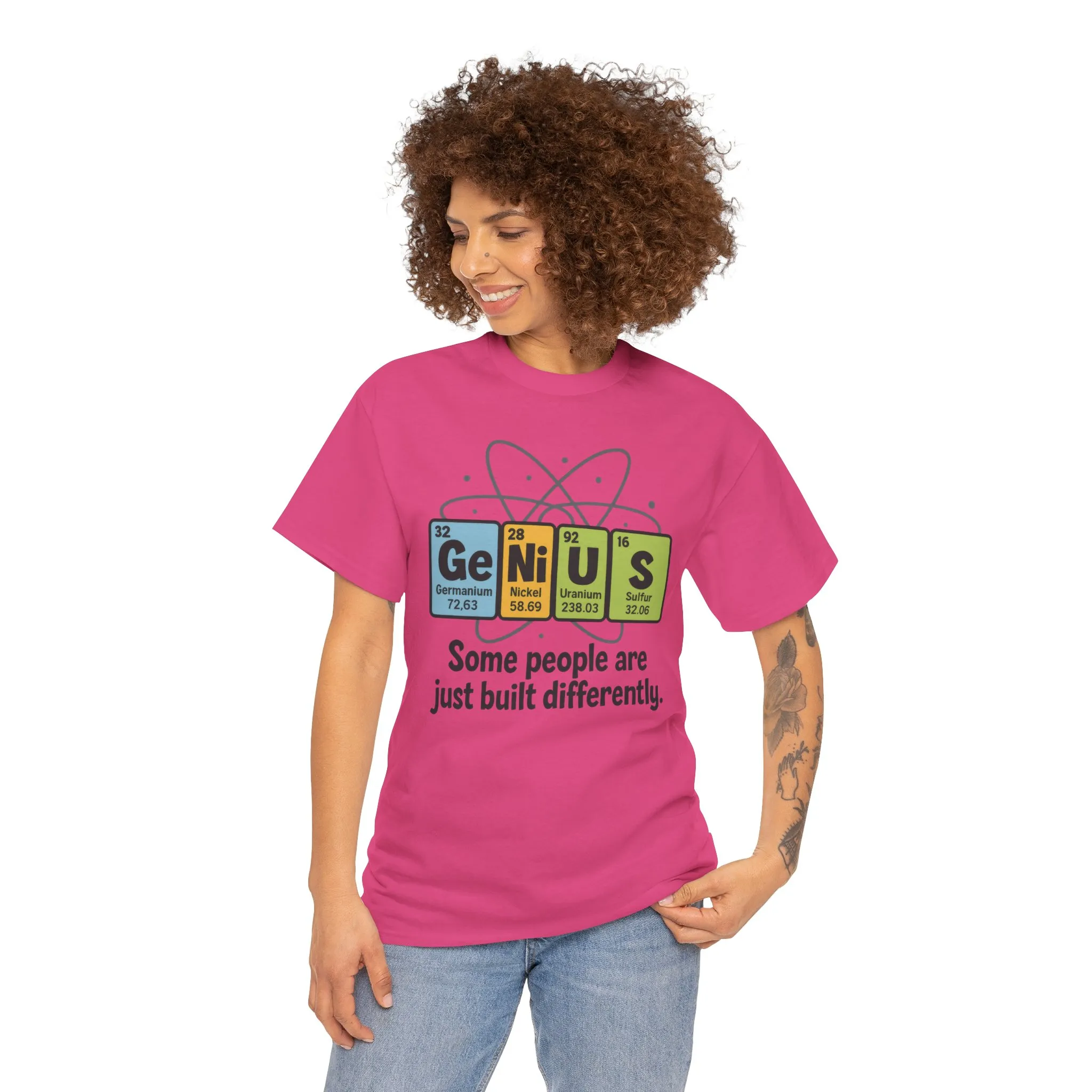 Funny Womens Genius T-Shirt, Periodic Table Nerd Shirt, Science Humor Tee, Gift for Nerds, Science Lovers Gift, Genius Science Tee - Image 32