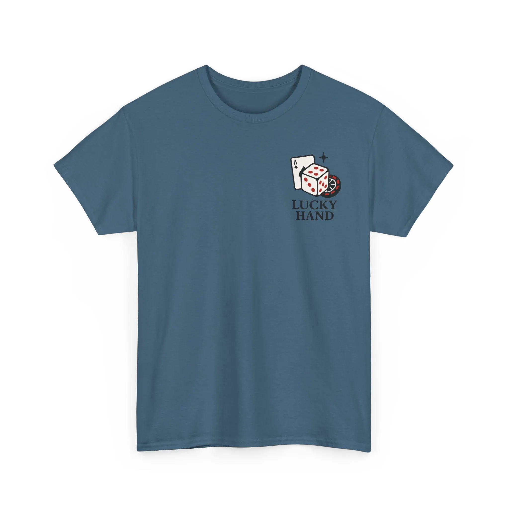 Lucky Hand Unisex Heavy Cotton Tee, Casino T-Shirt, Gambler Gift, Gambling Humor Tee, Playful Gaming Apparel, Lucky Shirt, Slot Machine Tee - Image 17