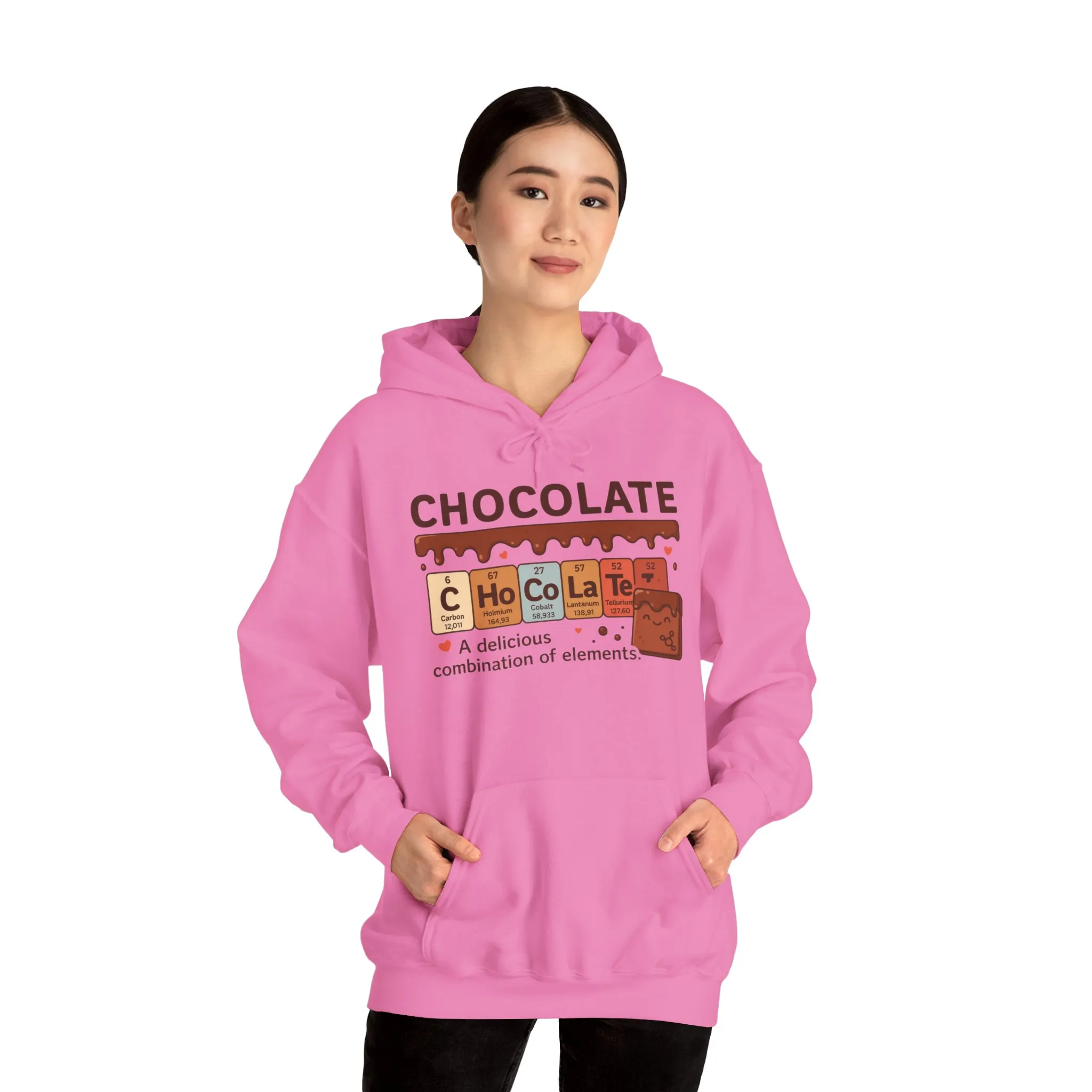 Chocolate Lovers Comfort Hoodie, Perfect Gift for Chemistry Lovers, Casual Wear, Sweet Treats Enthusiasts, Birthdays, Chemistry Students - Image 44
