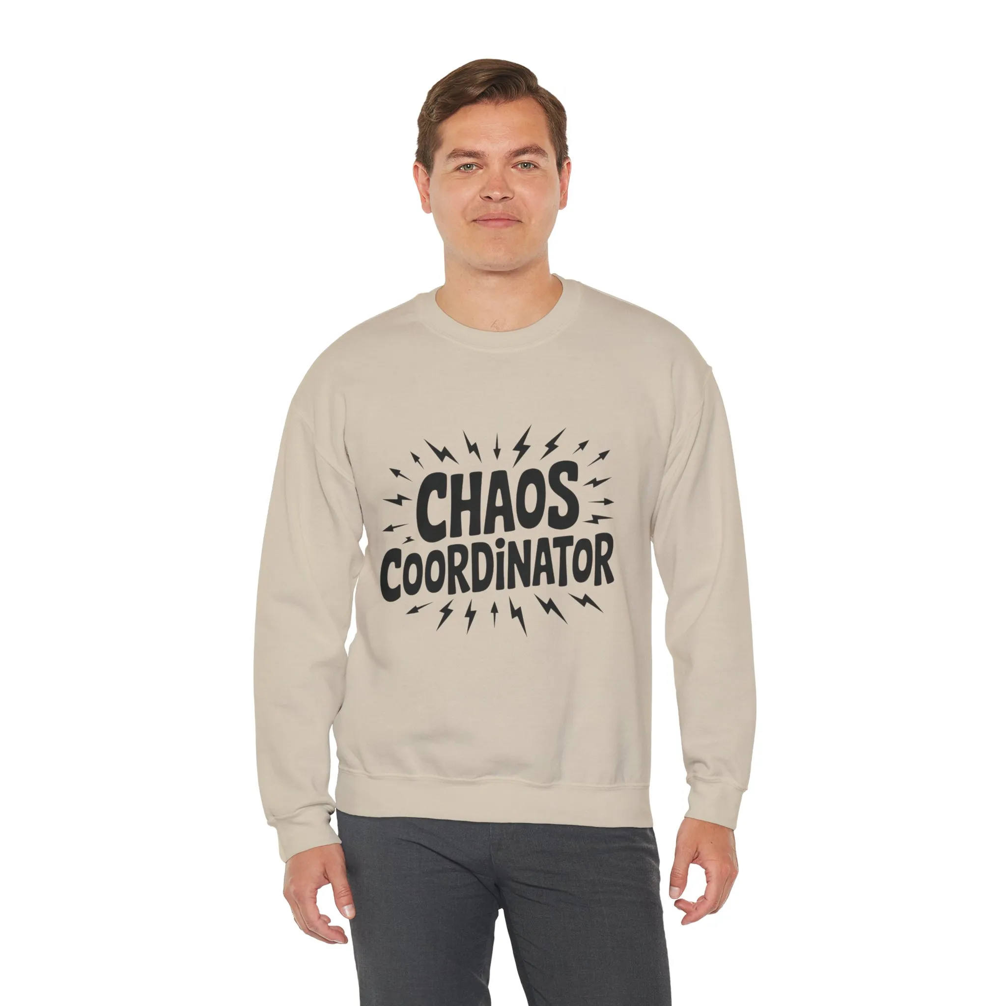 Chaos Coordinator Crewneck Men's Sweatshirt, Funny Gift for Men, Casual Wear, Unique Sweatshirt, Perfect for Everyday Style, Cozy Apparel - Image 11