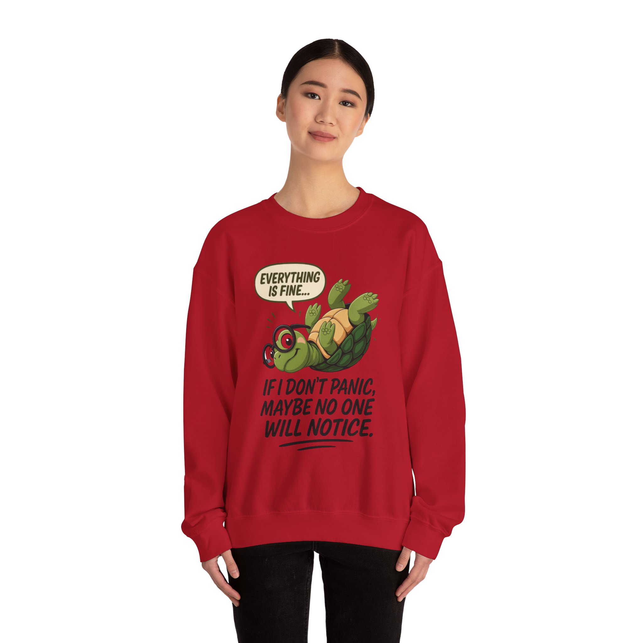 Casual Humor Unisex Sweatshirt, Perfect Gift for Anxiety Relief, Social Anxiety Joke, Quirky Graphic Sweatshirt, Introvert Humor Gift - Image 40