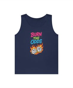 Burn the Odds Tank Top, Casual Summer Wear, Gaming Gift, Dice Design Tee, Gift for Gamers, Funny Tank, Perfect for Parties