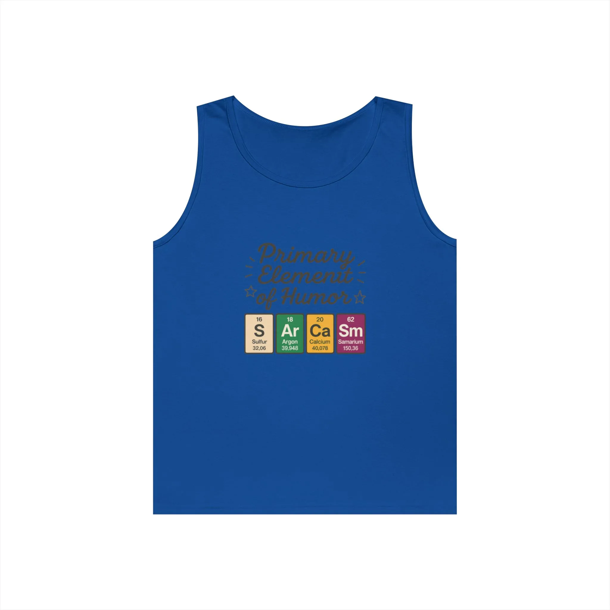 Sarcasm Tank Top for Men, Funny Chemistry Shirt, Science Humor Sleeveless Tee, Nerdy Summer Gym Shirt for Him, Chemistry Elements - Image 9
