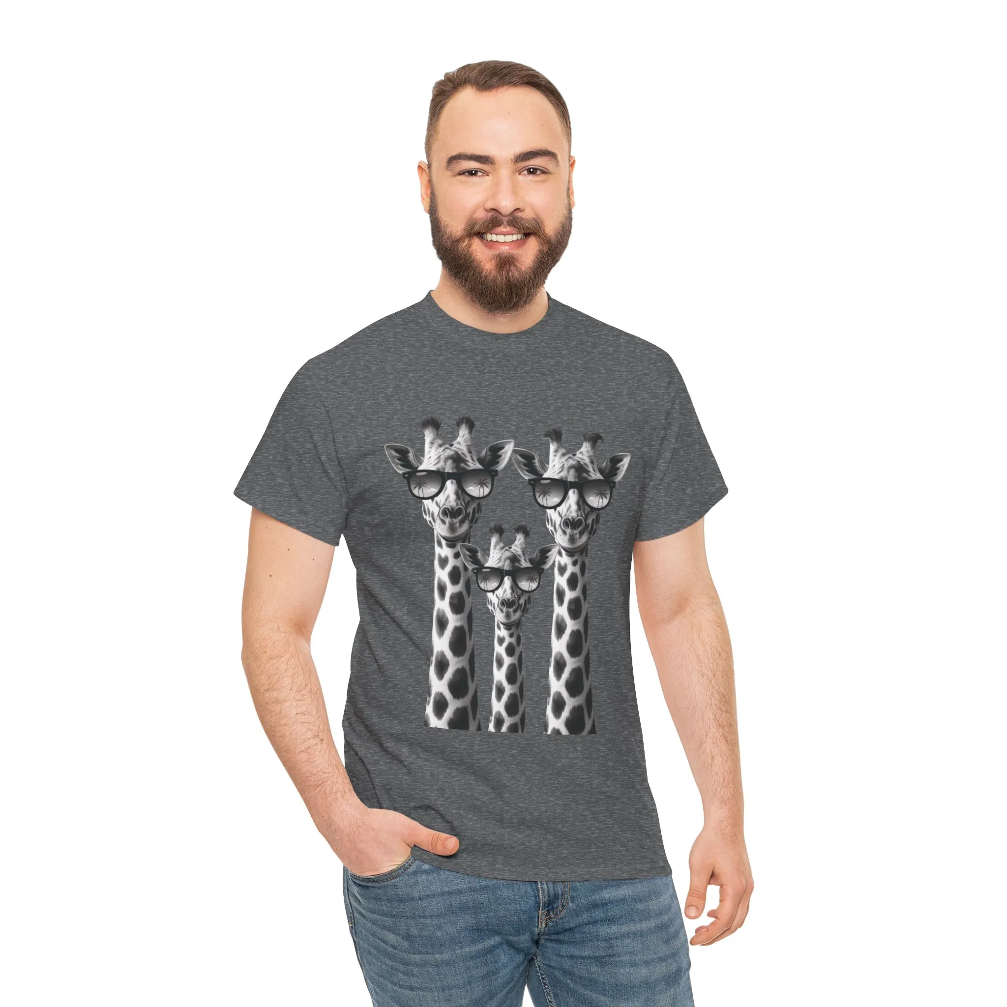Cool Giraffes Unisex Tee, Fun Gift for Animal Lovers, Nature Enthusiasts, Safari Wildlife Lover Shirt - Image 16