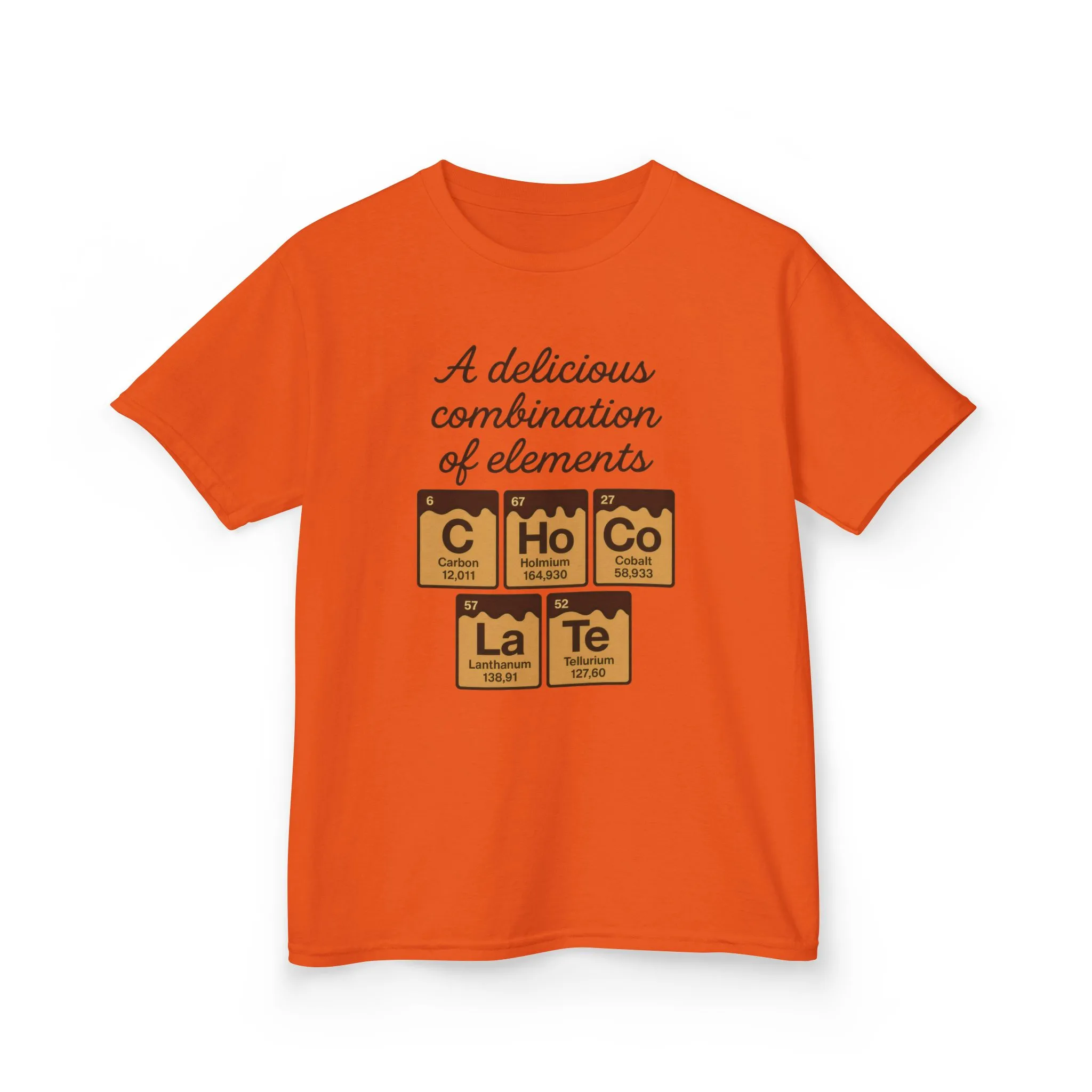 Funny Chocolate Science Young Girl T-Shirt, Choco-LaTe Element Shirt, Sweet Science Gift, Children's Gift, Birthday Party - Image 19