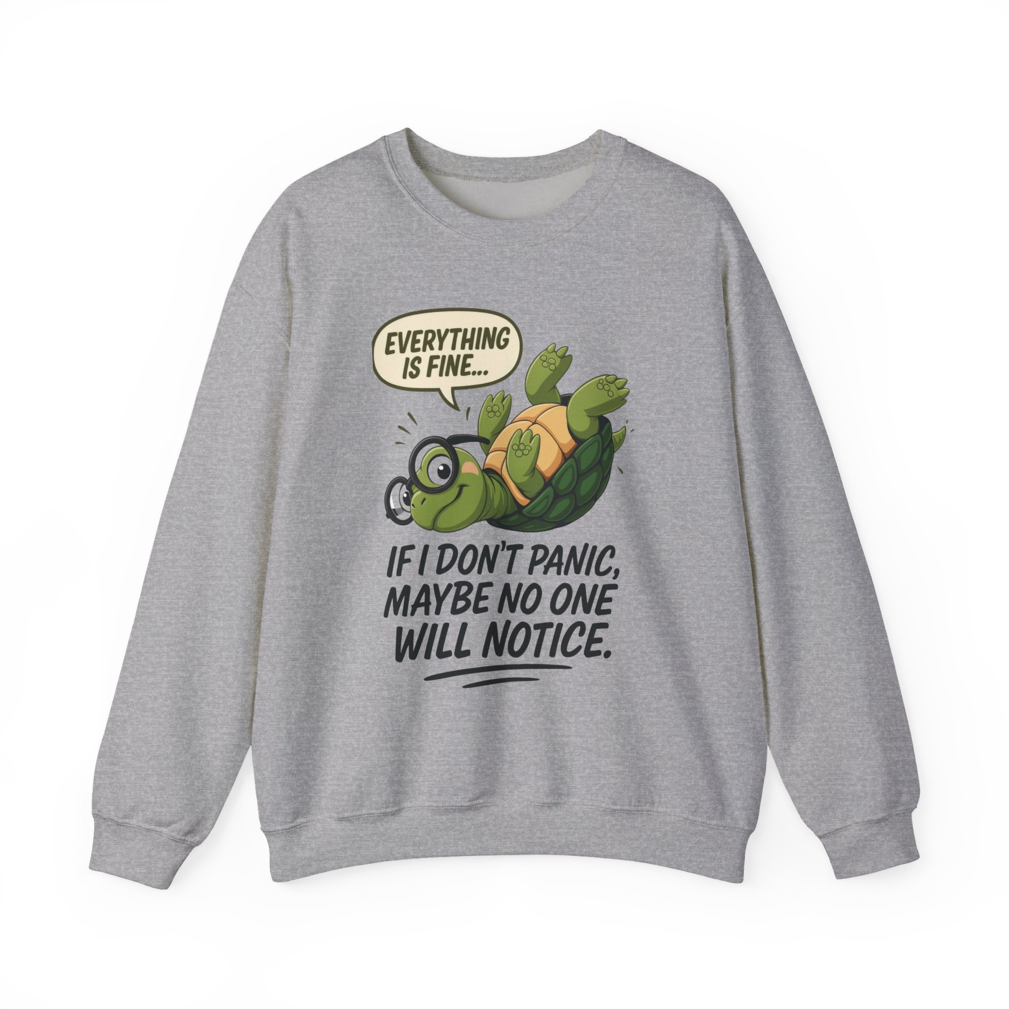 Casual Humor Unisex Sweatshirt, Perfect Gift for Anxiety Relief, Social Anxiety Joke, Quirky Graphic Sweatshirt, Introvert Humor Gift - Image 16