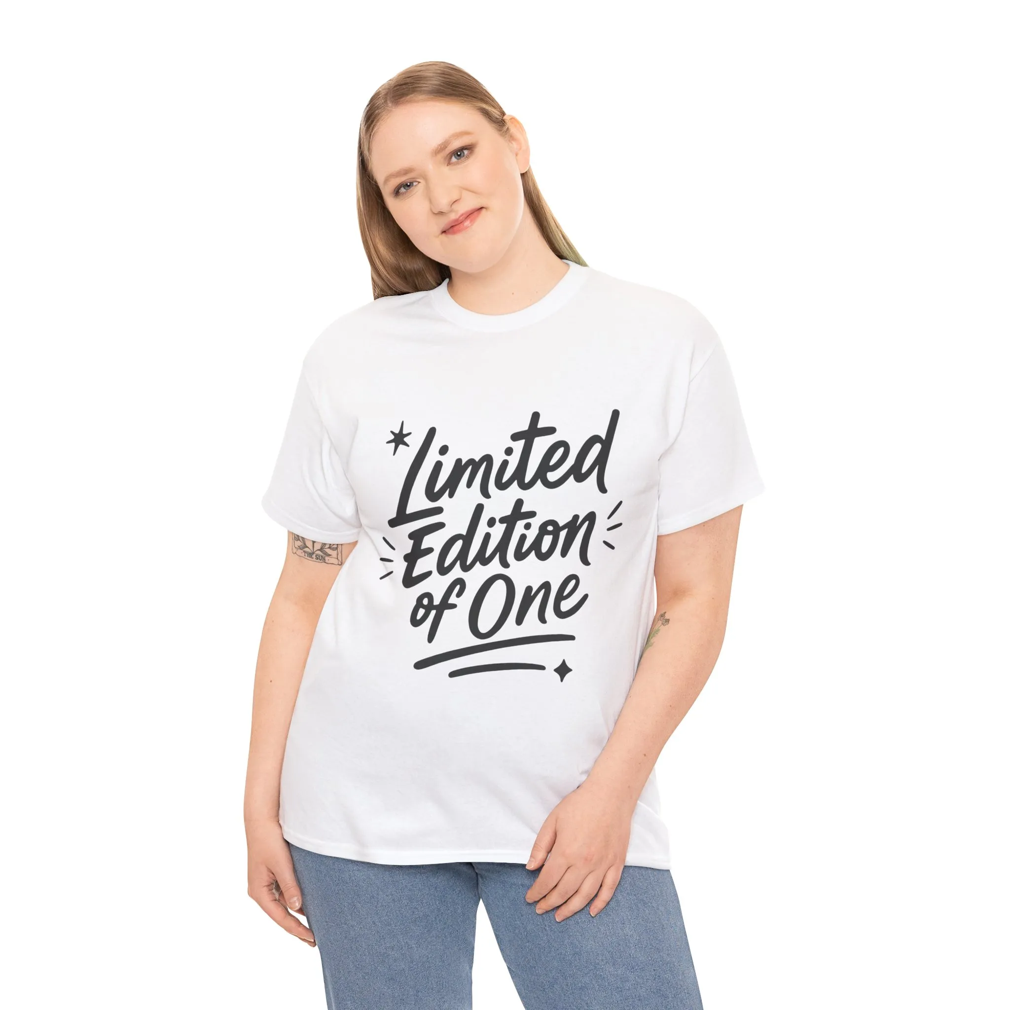 Limited Edition Women's Heavy Cotton Tee, Casual Style, Birthday, Self-Confidence, Self-love, Positive Message Women's T-Shirt - Image 6