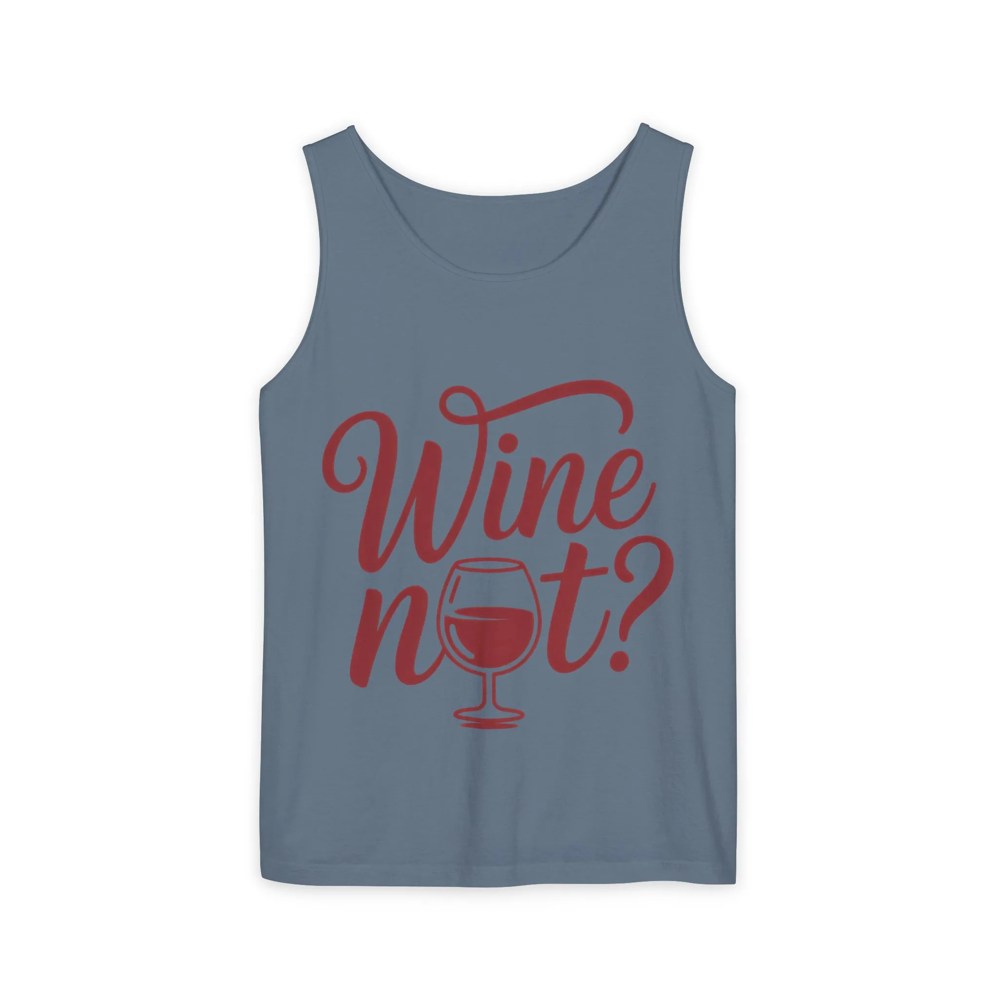 Unisex Garment Tank Top, Wine Not? Tank Top - Perfect for Summer Parties, Wine Lovers, Gifts, Casual Wear, or Vacations - Image 17